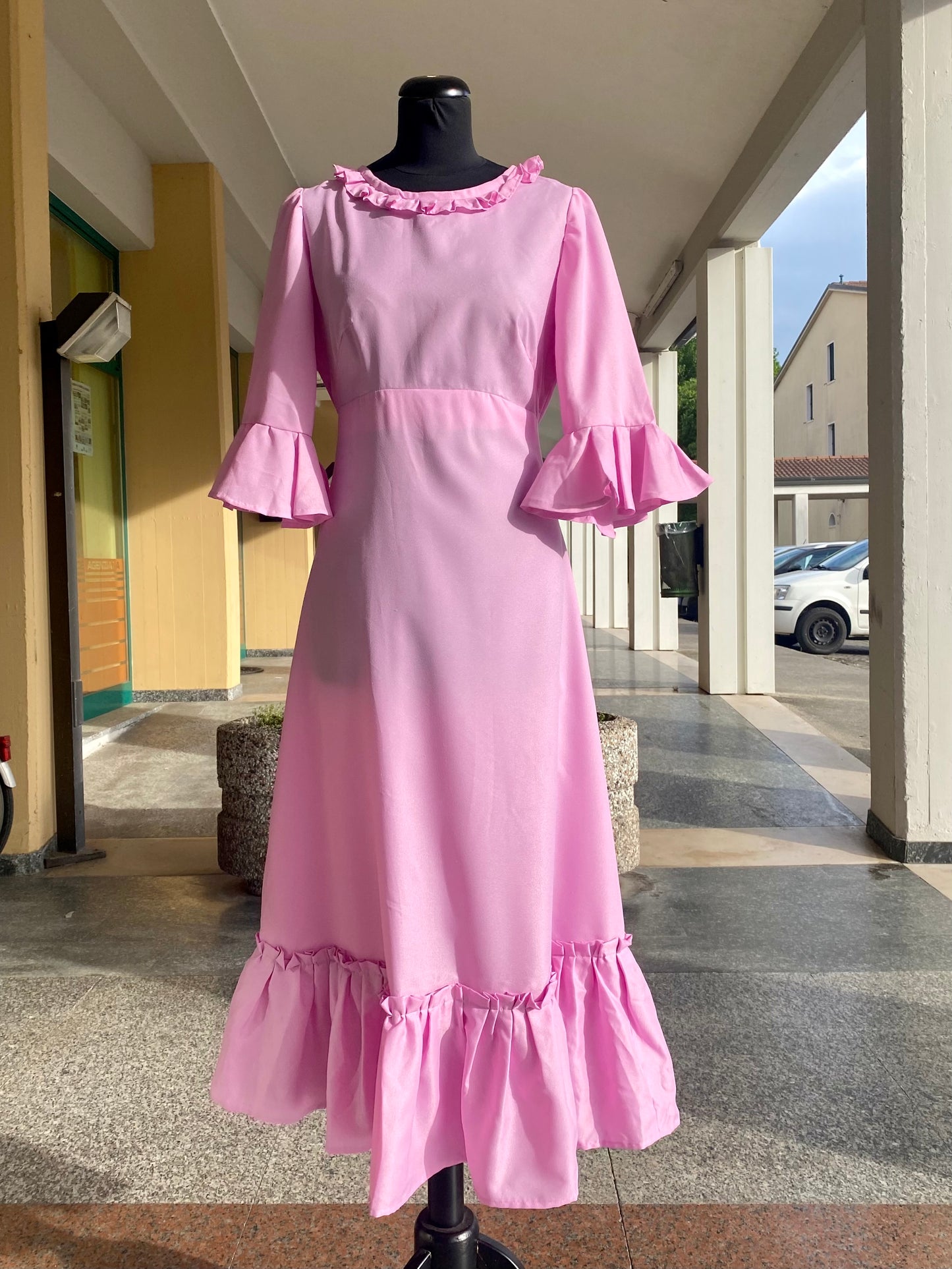Maxi dress rosa orchidea - TG. 40/42