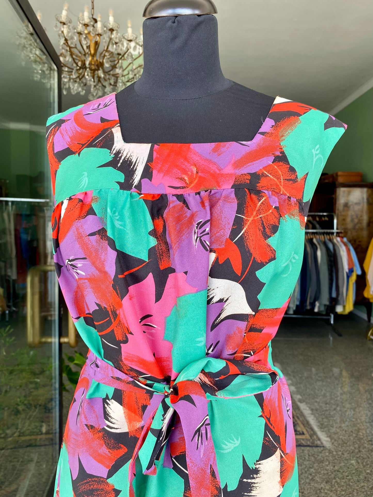 Abito con stampa floreale - TG. 44/46