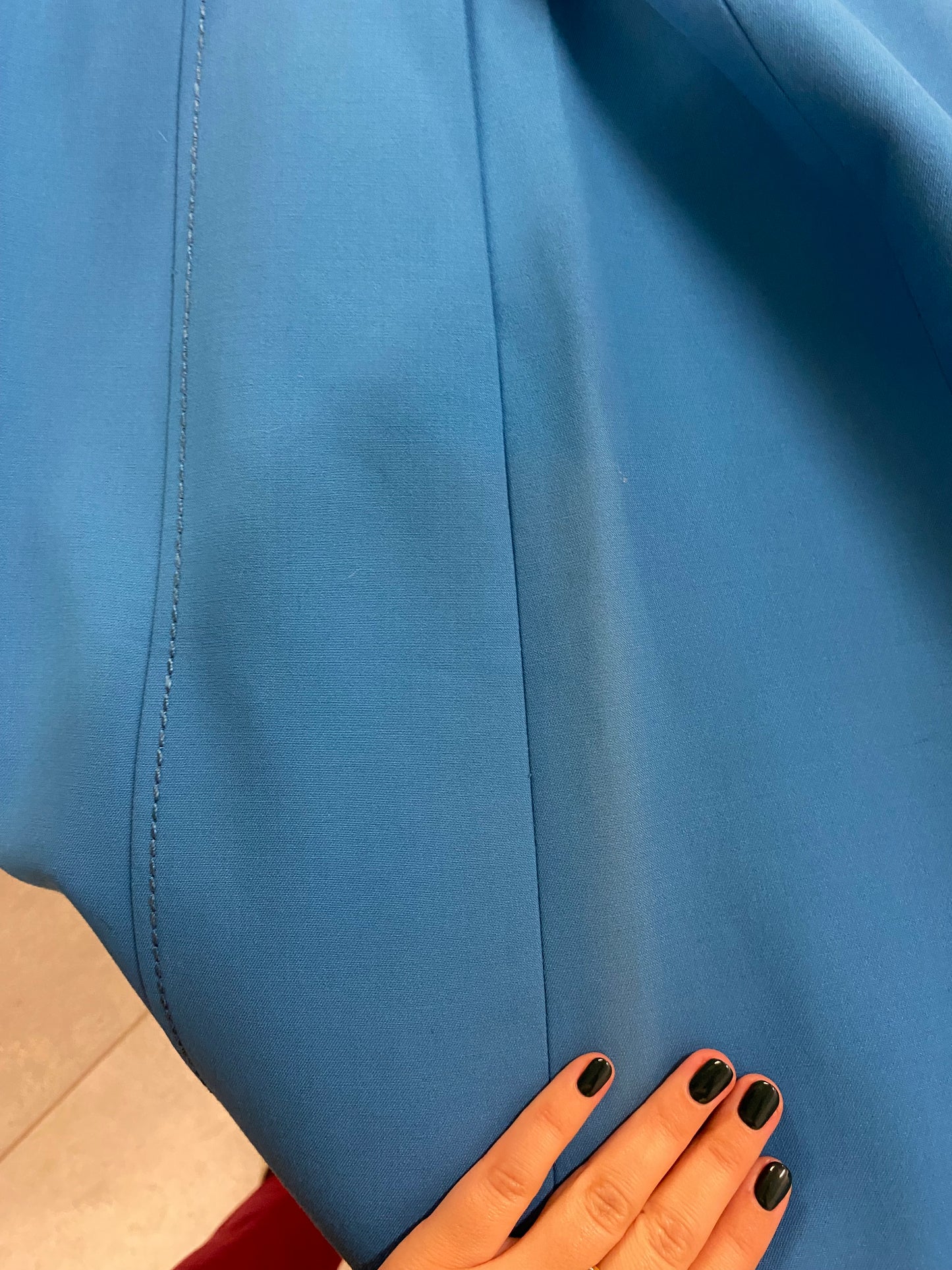 Cappotto anni ‘70 azzurro - nuovo fondo di magazzino - TG. 40/42