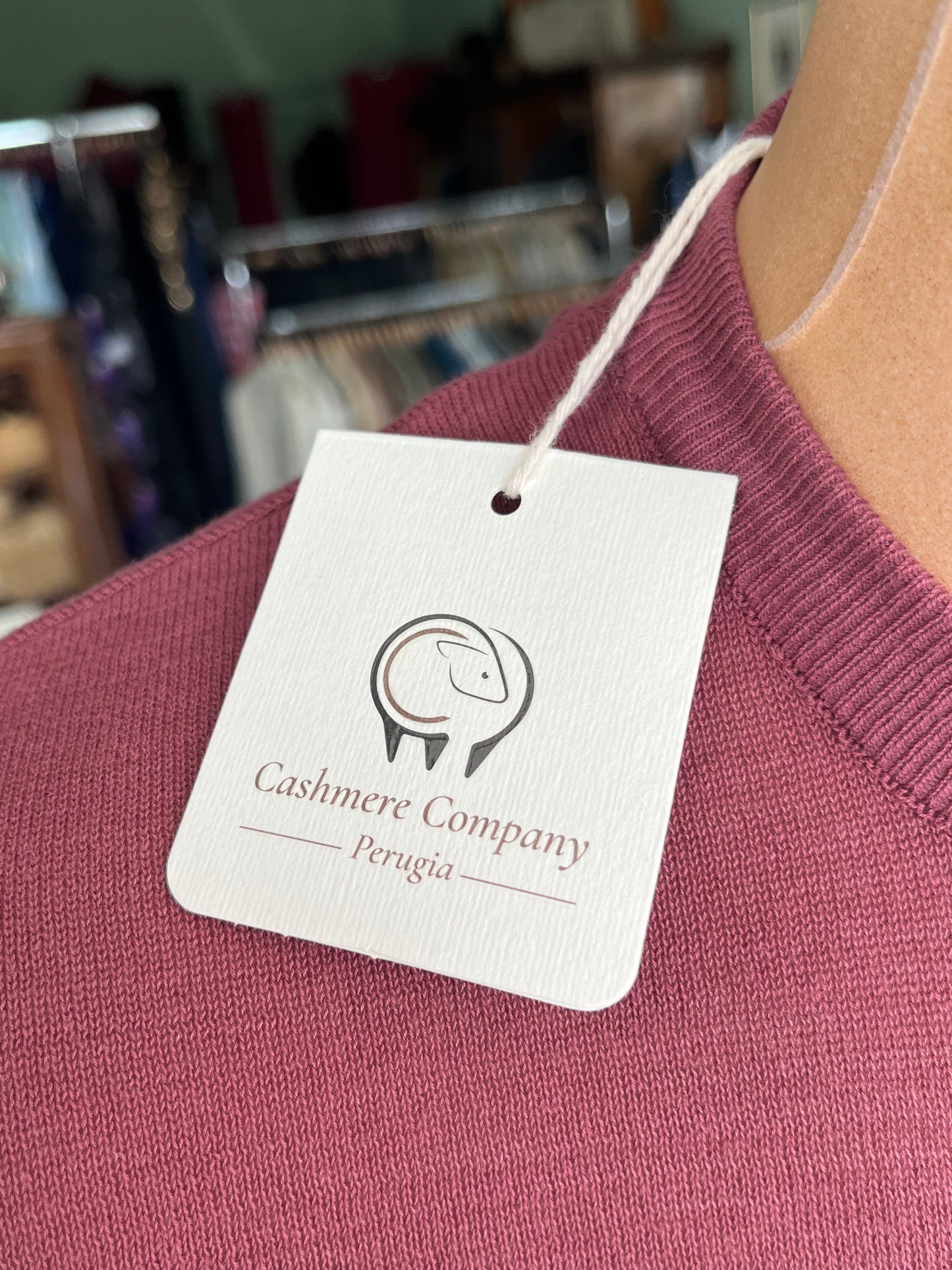 T-shirt a maniche corte cotone/lino tg. 52