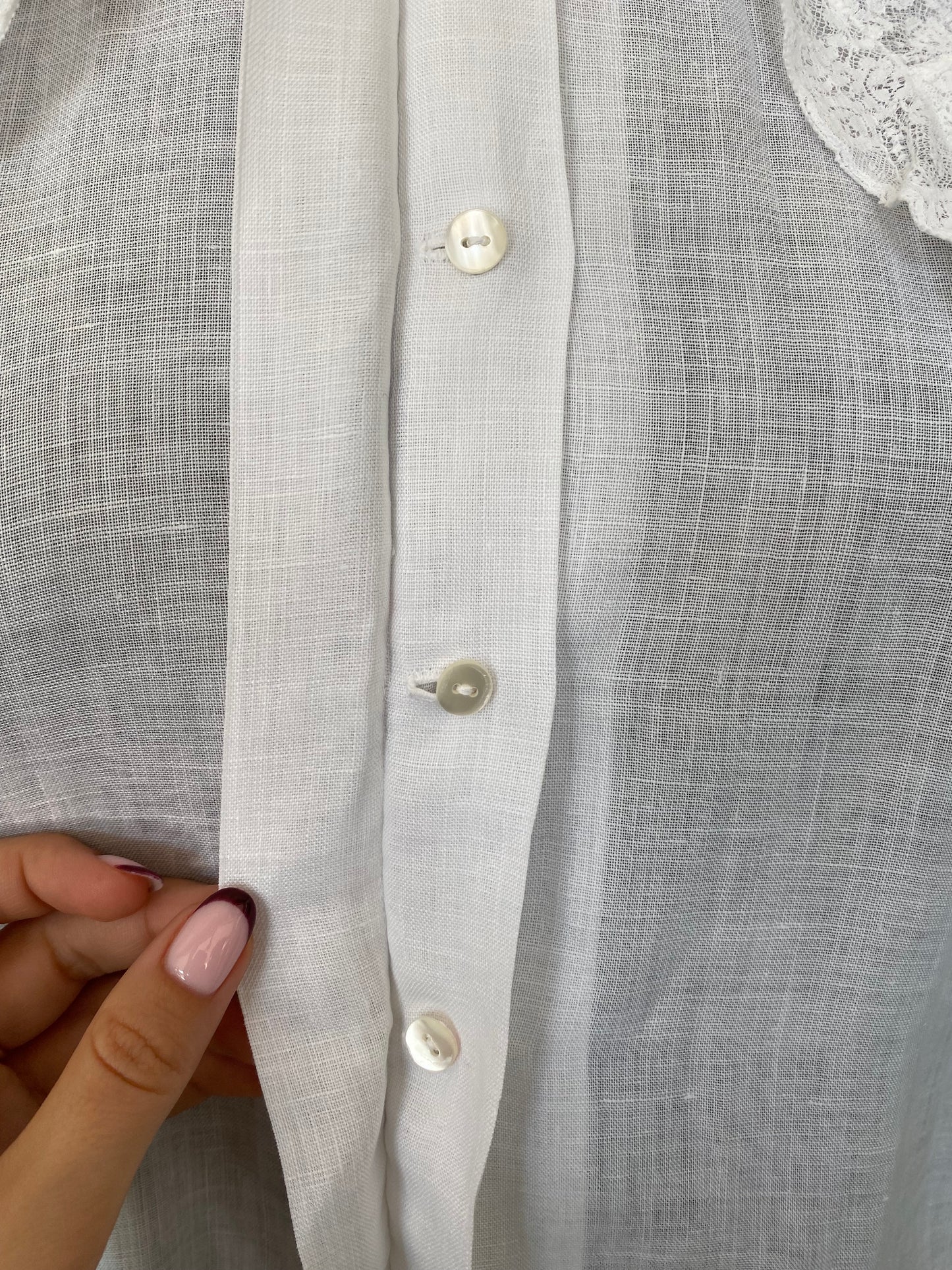 Camicia in garza di cotone anni ‘40 - TG. 38/40