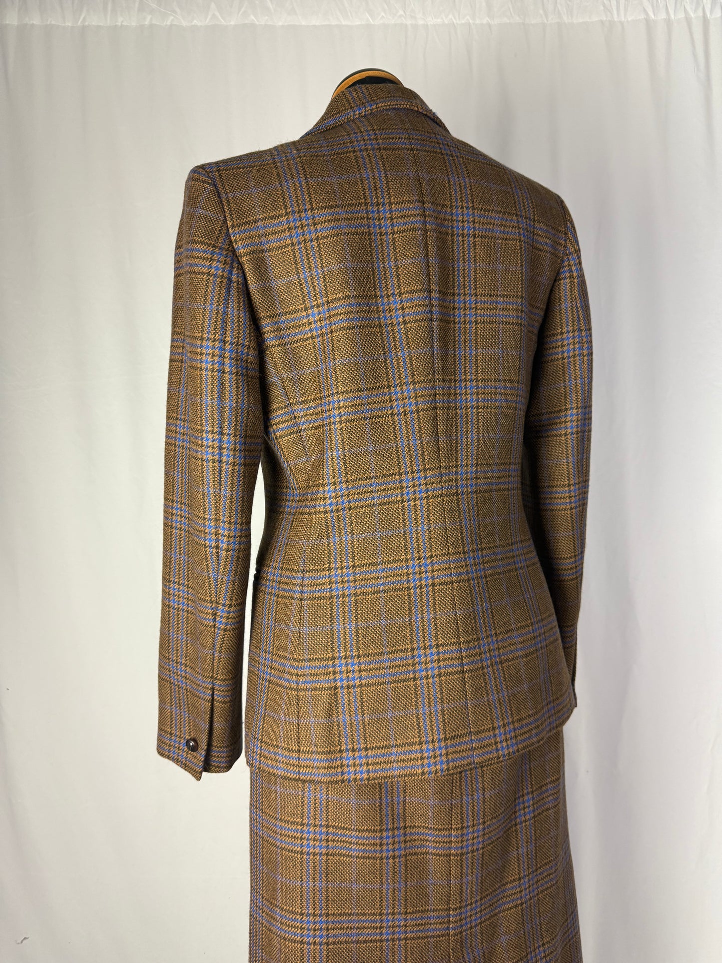 Tailleur anni ’80 power dressing in pura lana - TG. 40