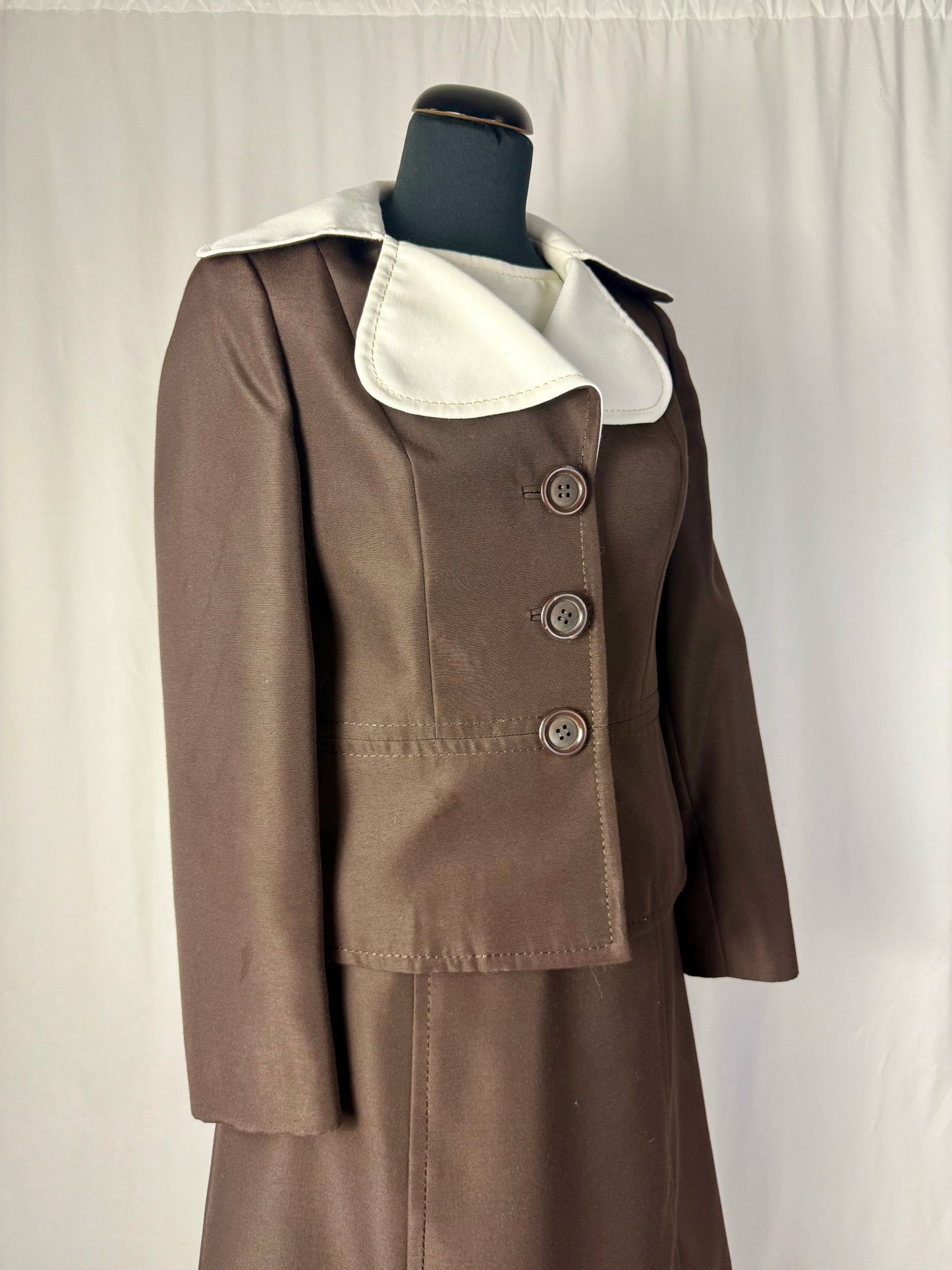 Tailleur anni ’60/‘70 con giacca e abito coordinato - TG. 38