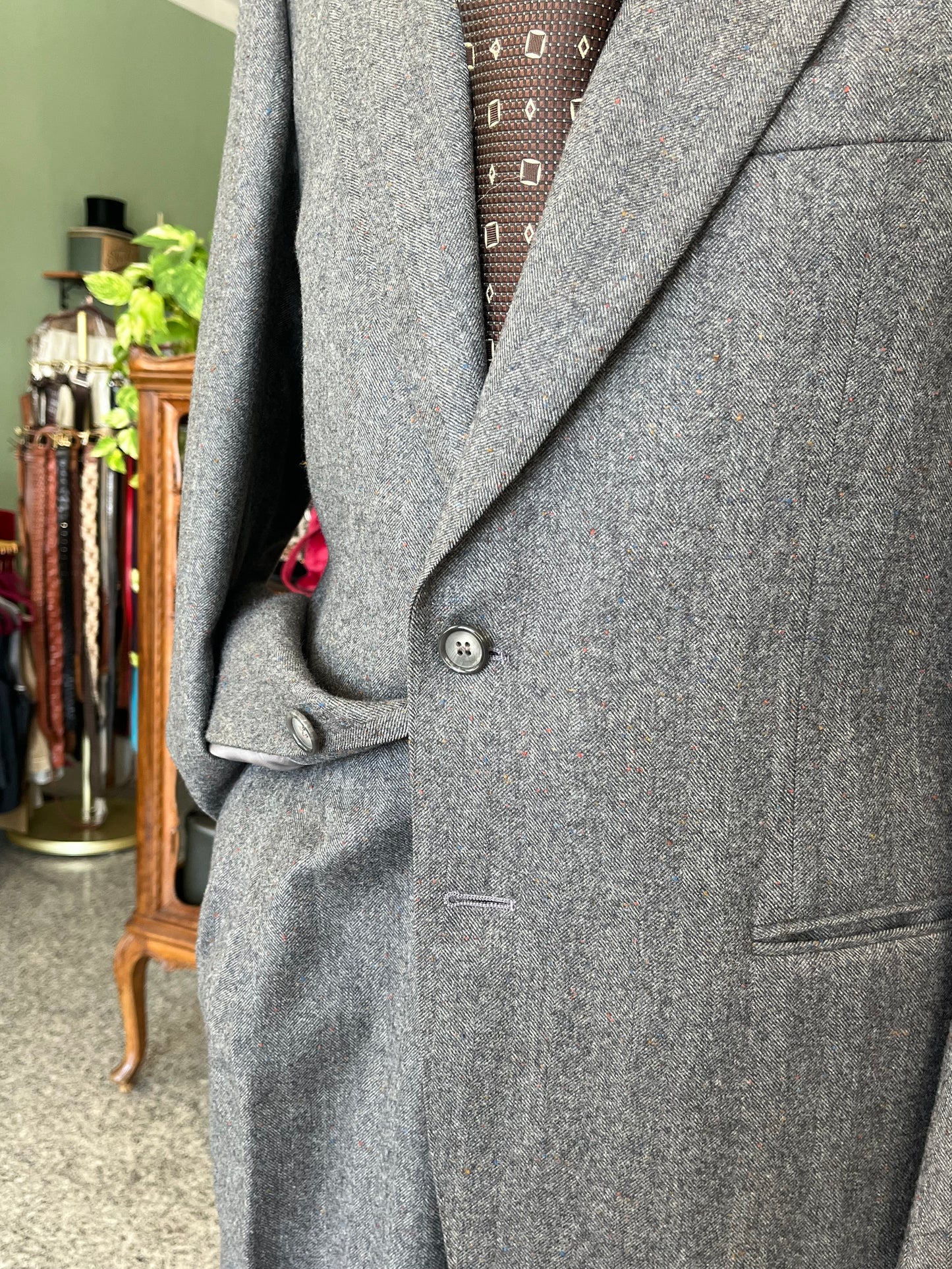 Completo anni '80 tweed tg. 46-48