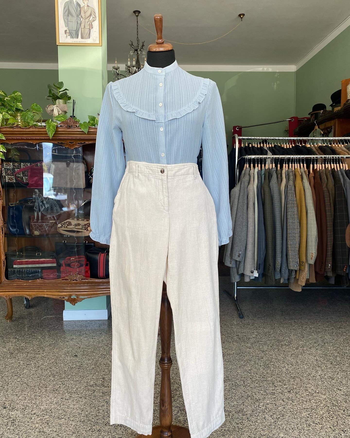 Camicia azzurra romantica - TG. 40/42