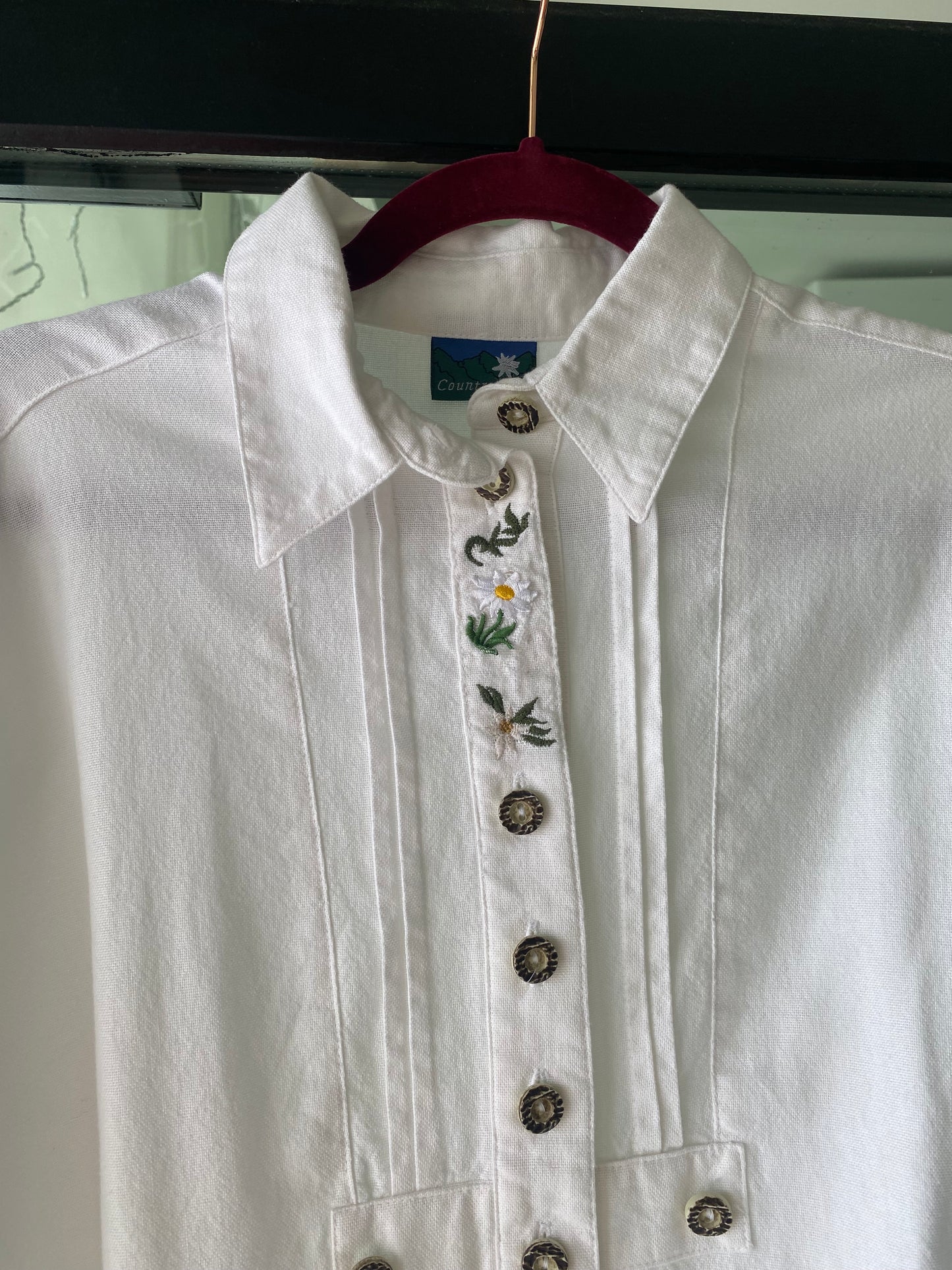 Camicia tirolese 100% cotone - TG. 42/44