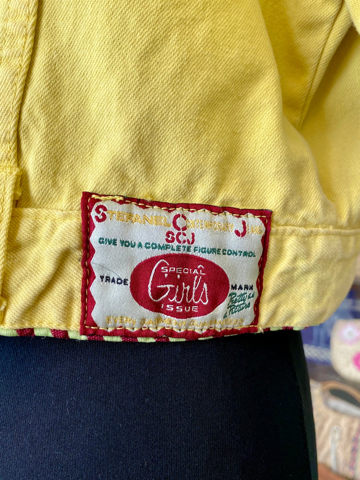 Completo denim giallo anni ‘90 - TG. 38