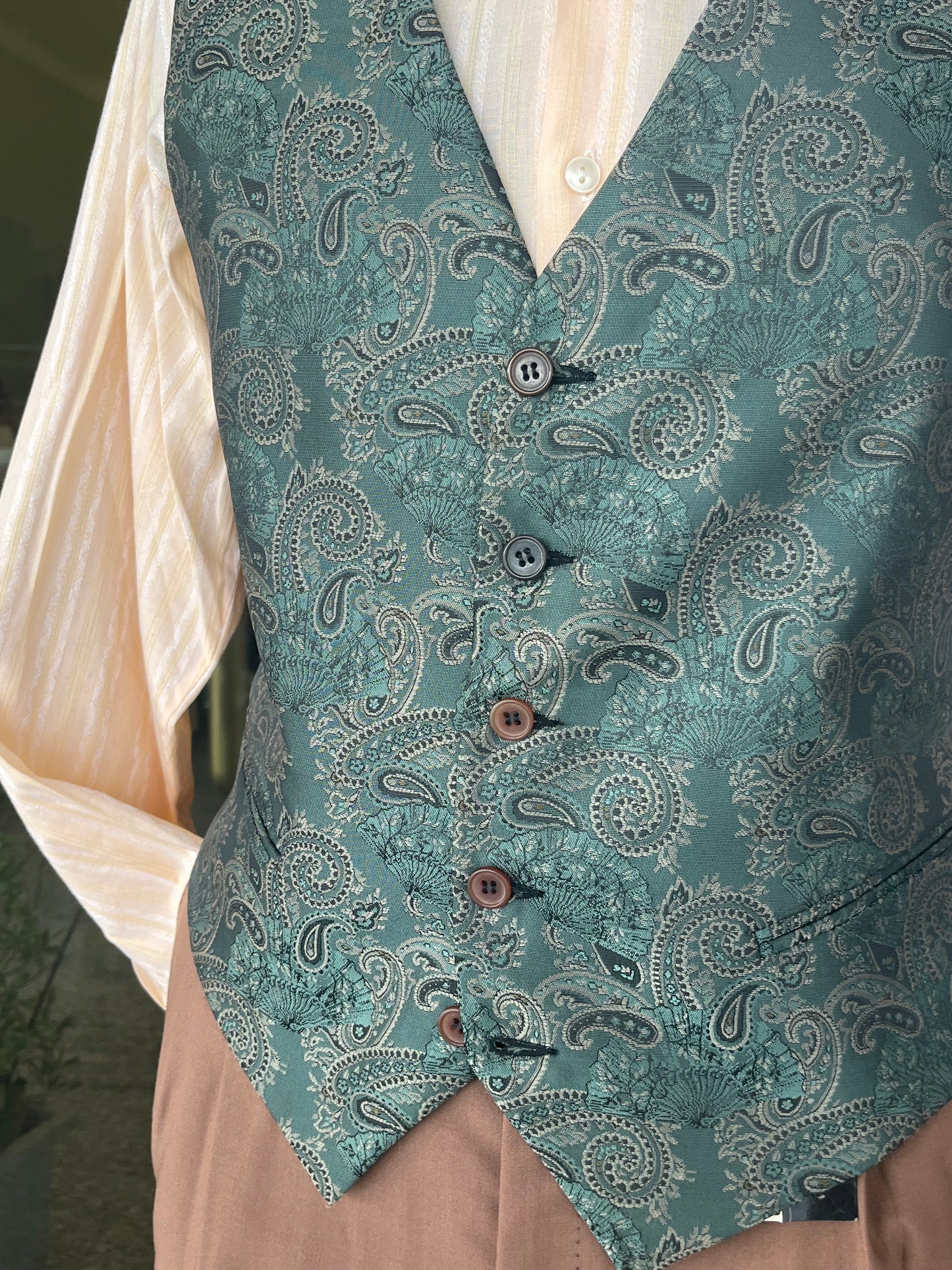 Panciotto paisley anni '80 tg. 54