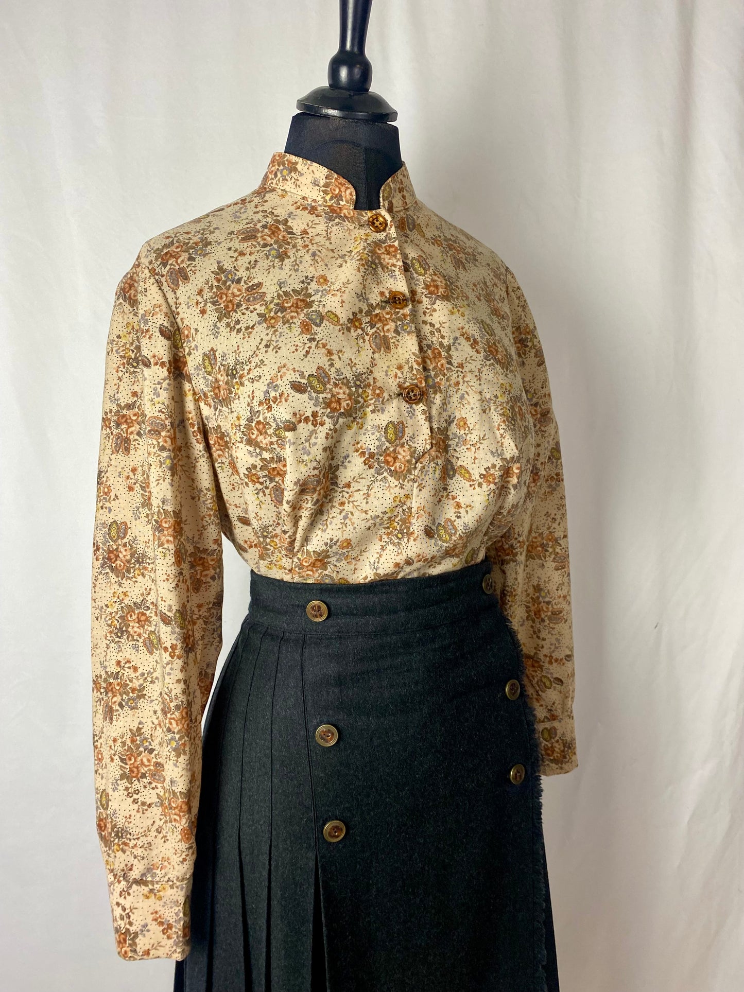 Camicia sartoriale crepe di lana - TG. 42/44