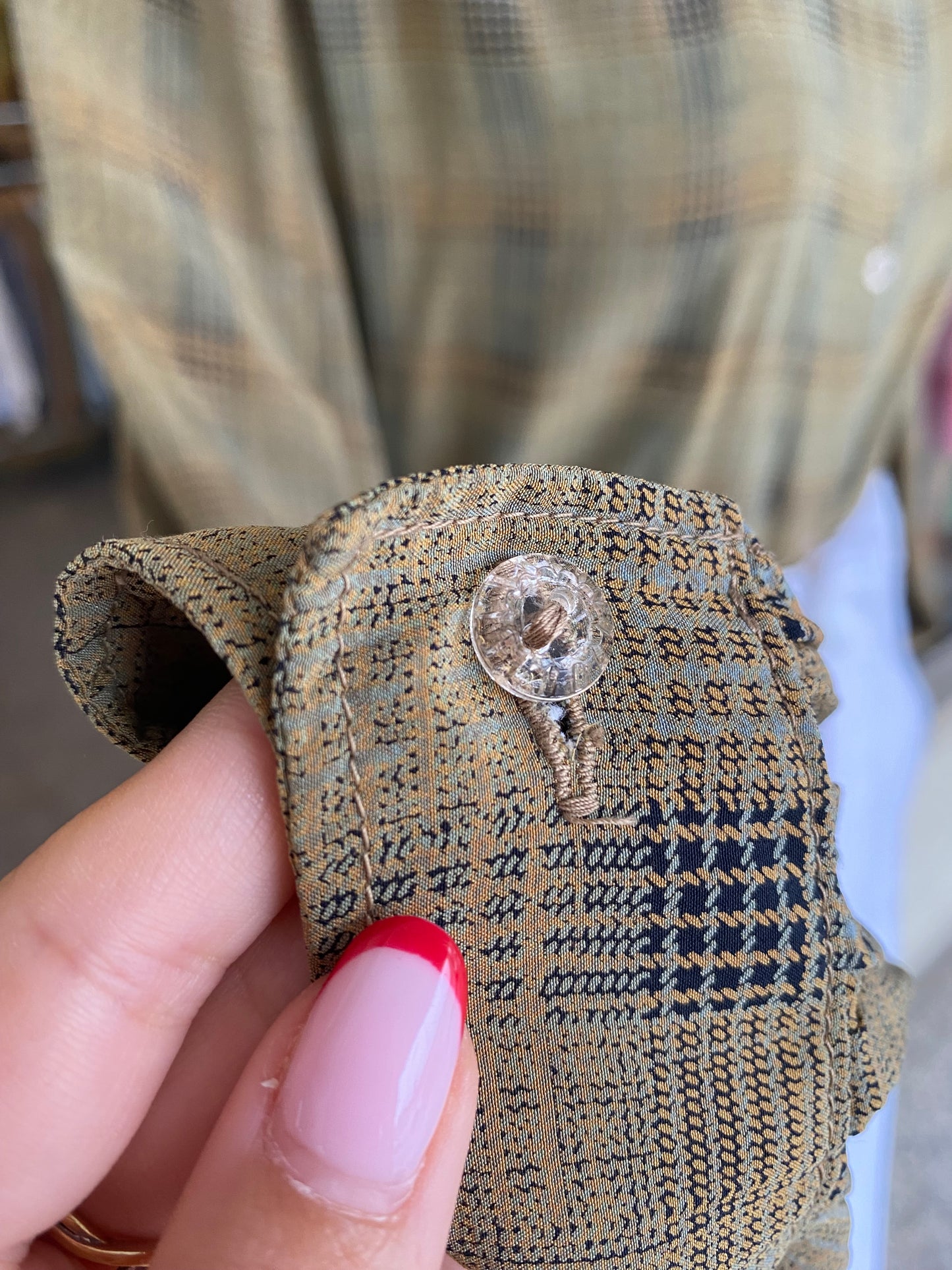 Camicia anni ‘70 misto seta - TG. 42/44