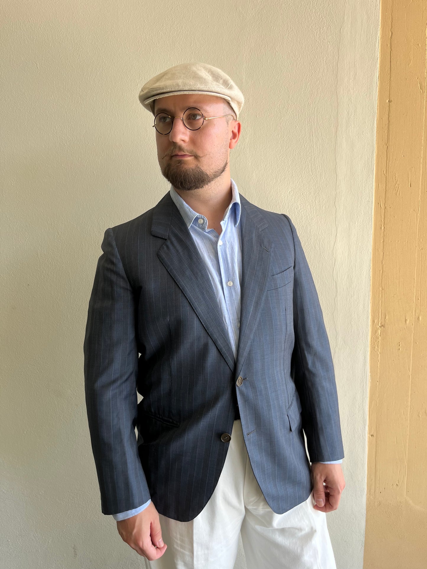 Giacca anni ‘80 sartoriale in fresco di lana