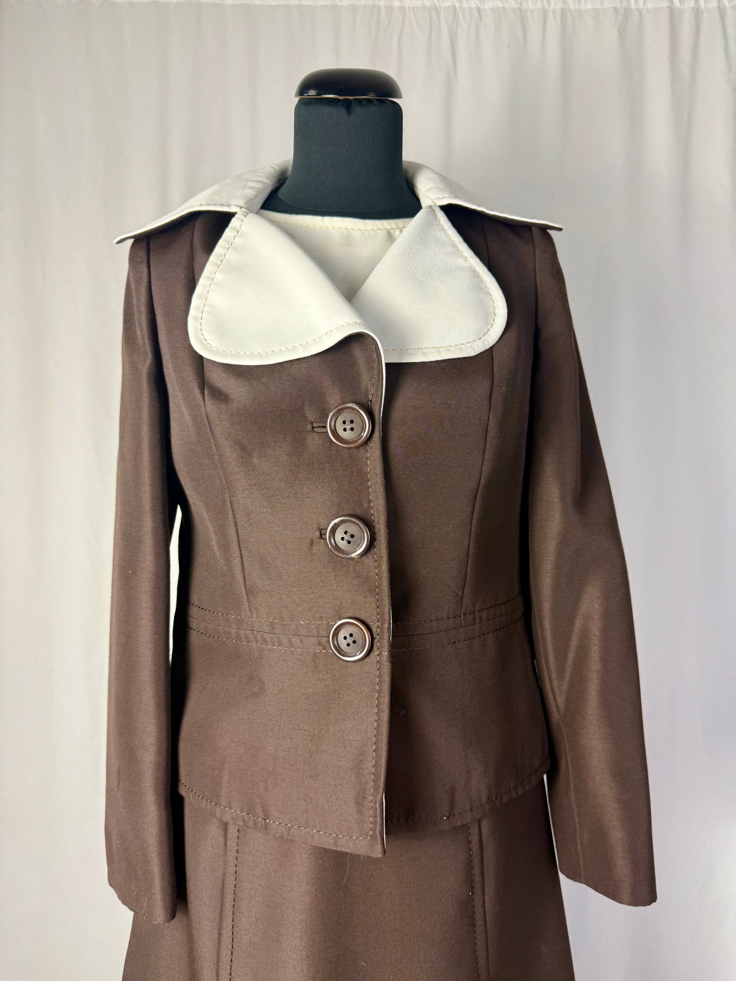 Tailleur anni ’60/‘70 con giacca e abito coordinato - TG. 38