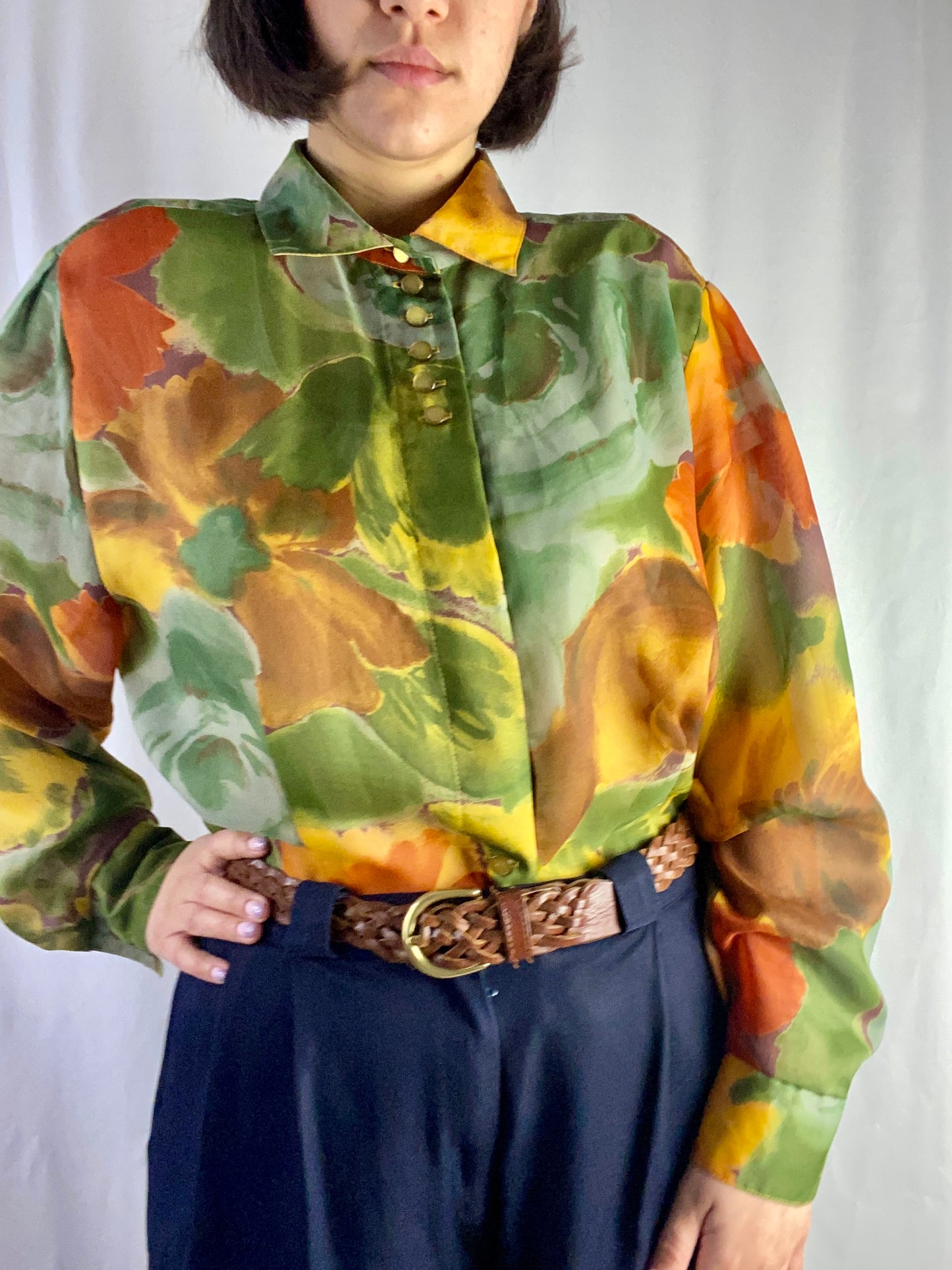 Camicia in crepe di organza - TG. 44/46
