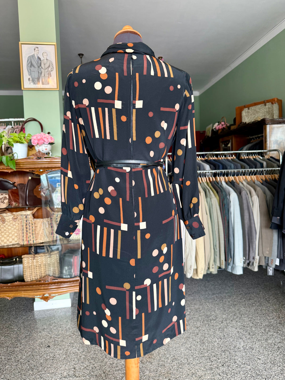 Abito sartoriale anni ‘60 in pura seta - TG. 46
