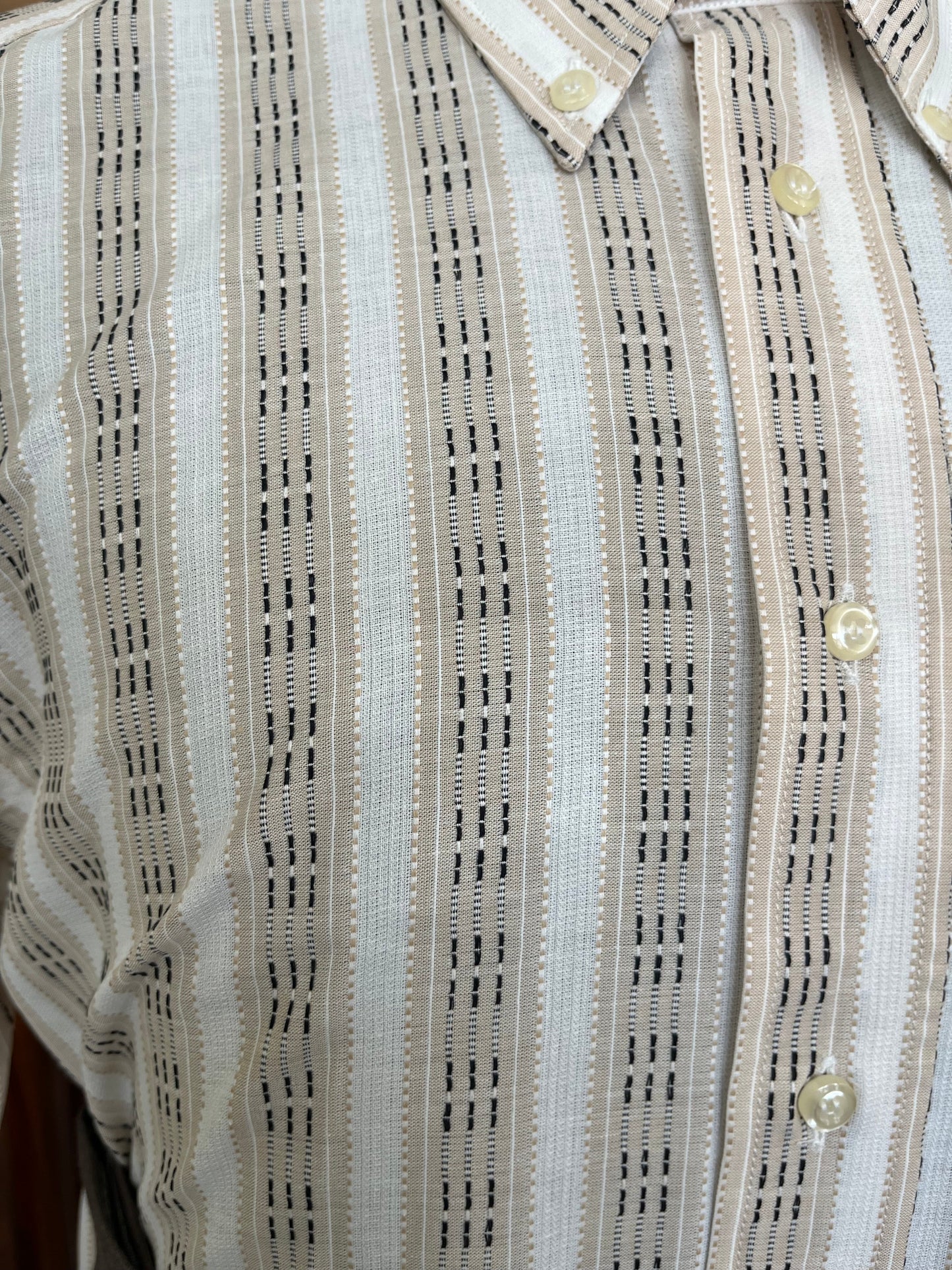 Camicia anni ‘80 nocciola tg. L