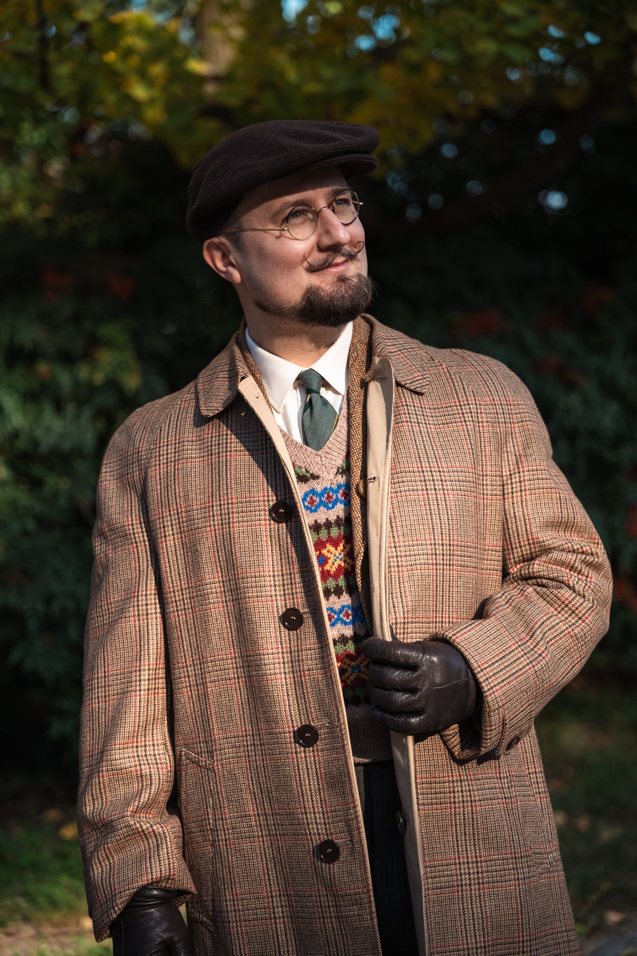 Cappotto-trench anni ‘80 double face