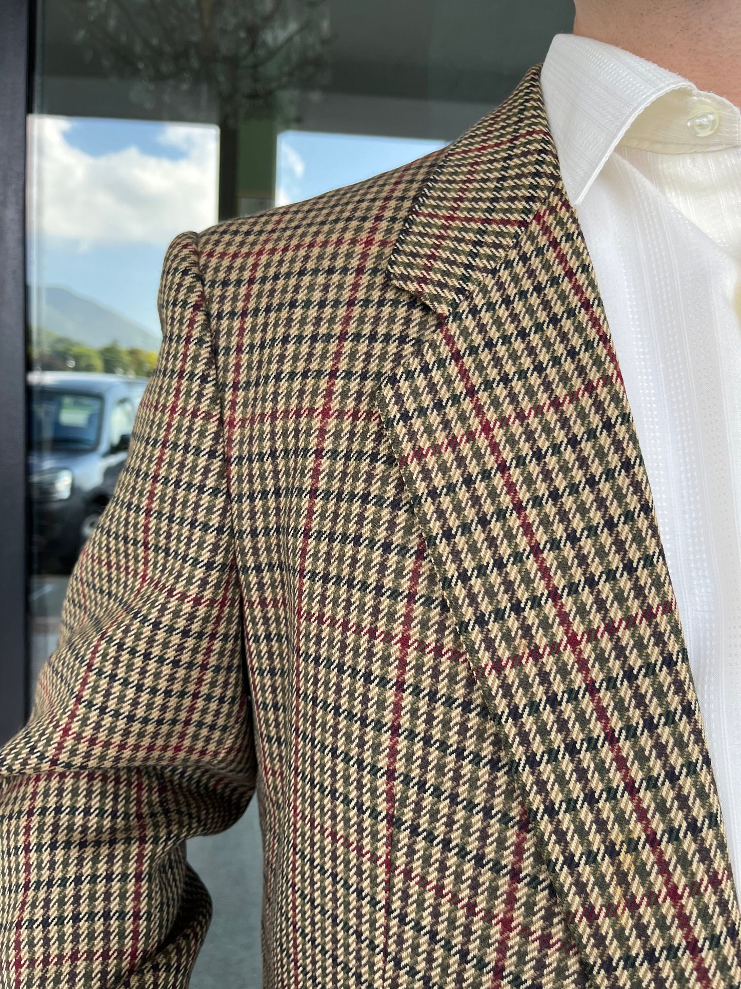 Giacca anni '80 pied-de-poule tg. 54-56