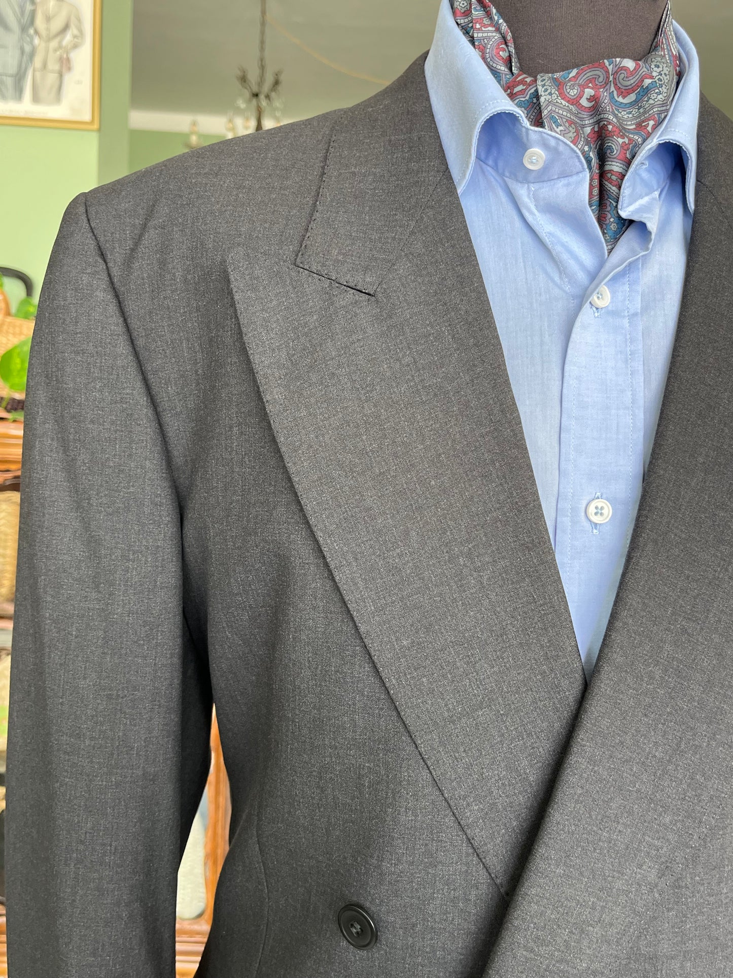 Completo Vitale Barberis Canonico doppiopetto anni '80 NOS tg. 52-54