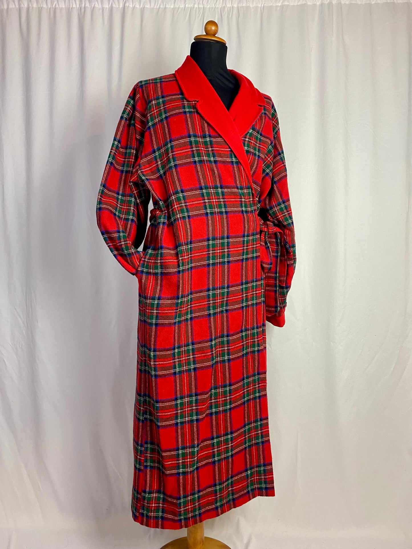 Vestaglia in lana tartan - TG. 48/50/52
