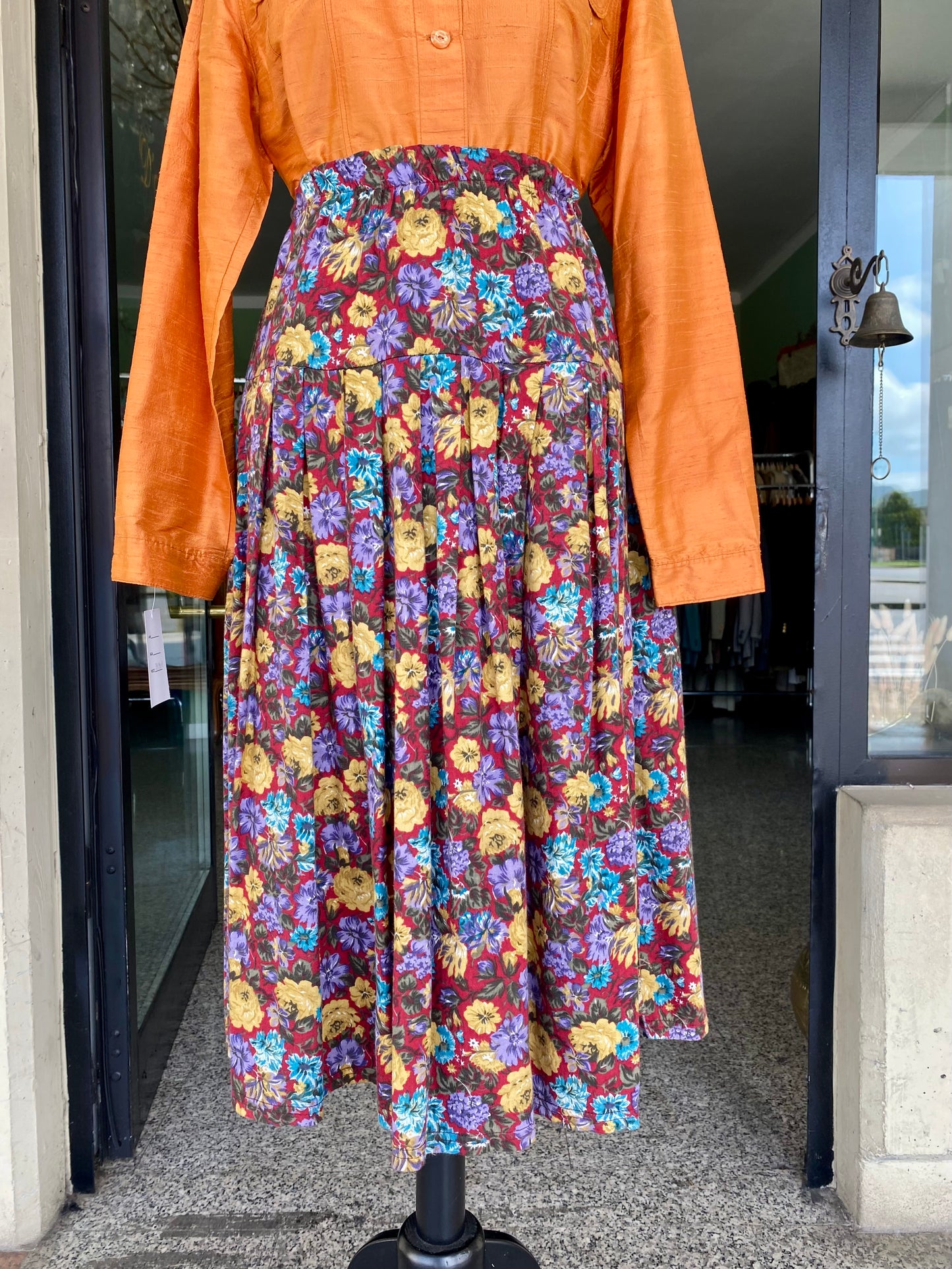 Gonna in flanella di cotone - TG. 40