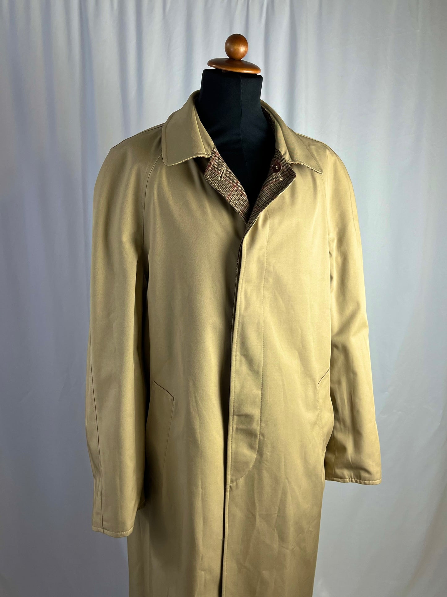 Cappotto-trench anni ‘80 double face