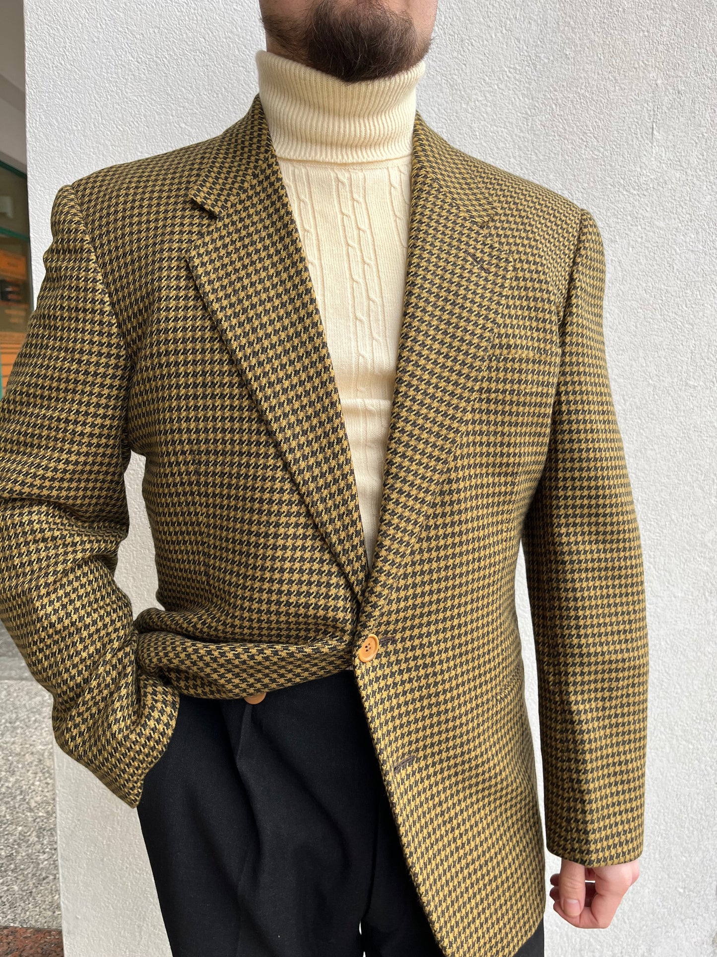 Giacca puro cashmere anni ‘80 tg. 50-52