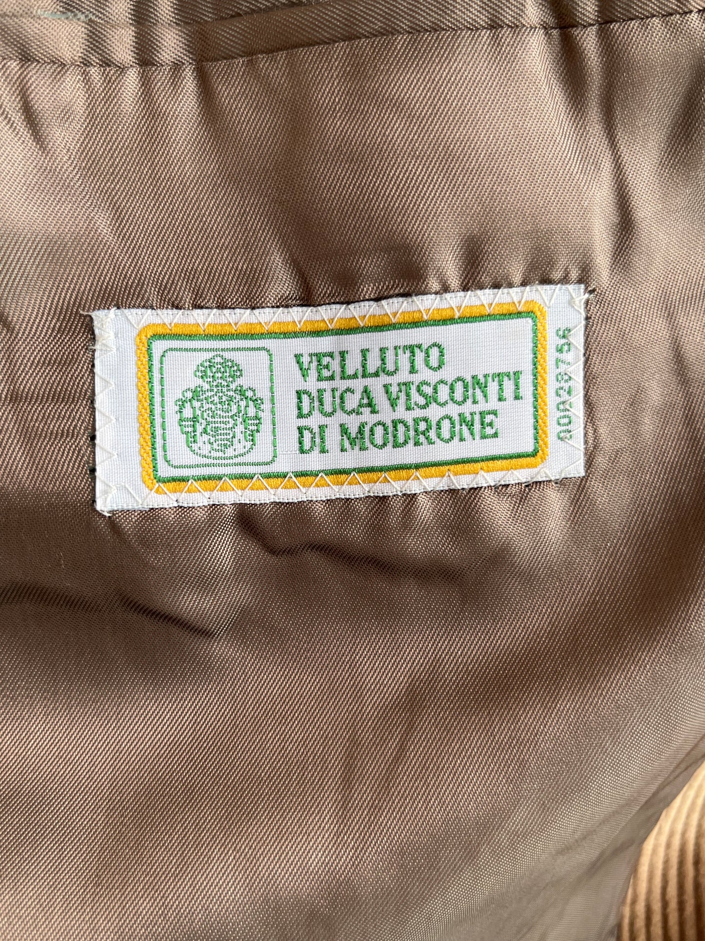 Giacca anni '90 velluto tg. 56-58