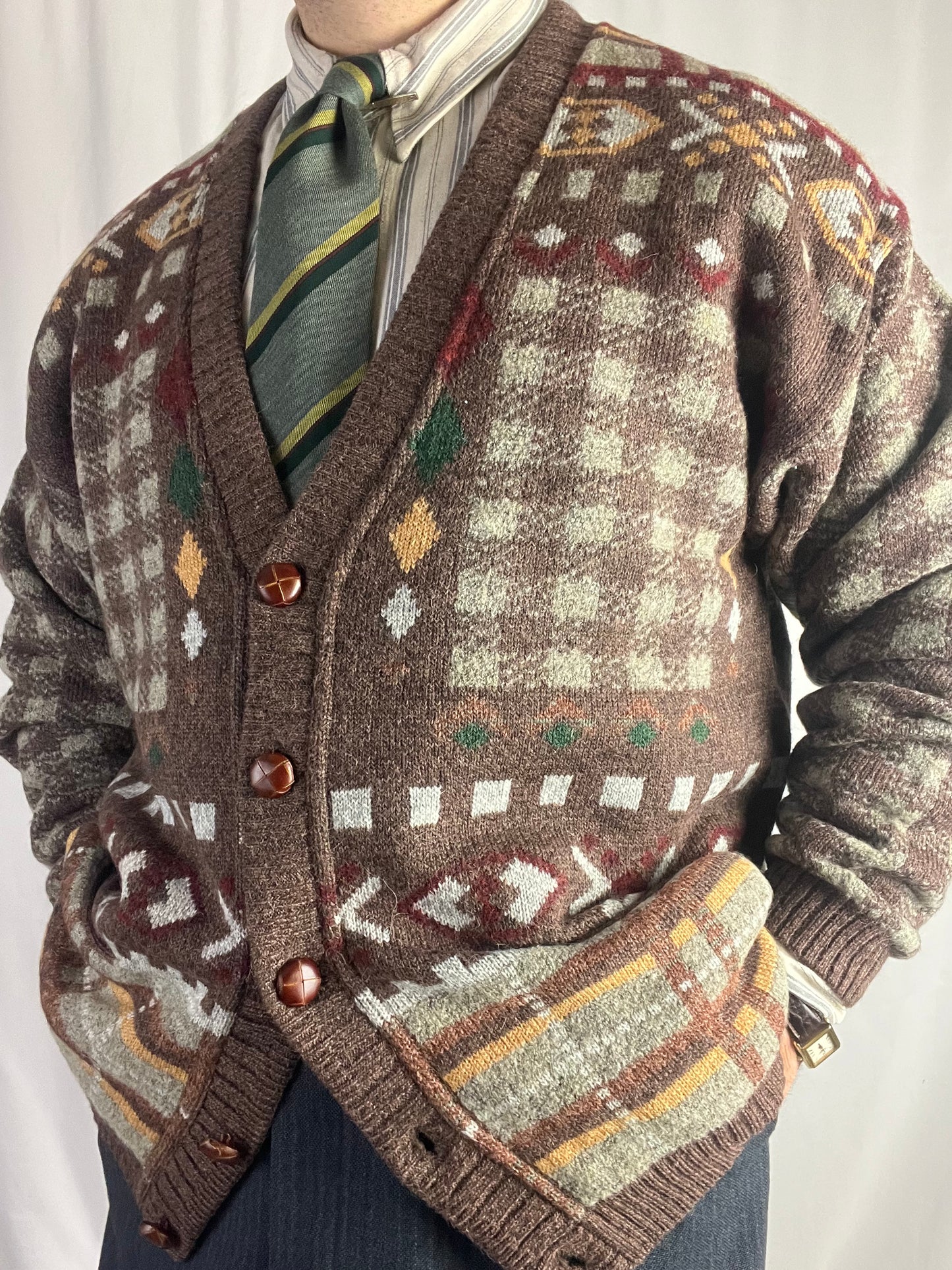 Cardigan anni '70 L-XL