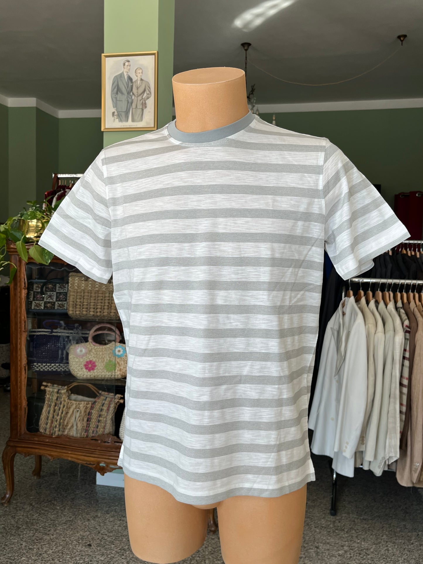 T-shirt a maniche corte puro cotone tg. 48