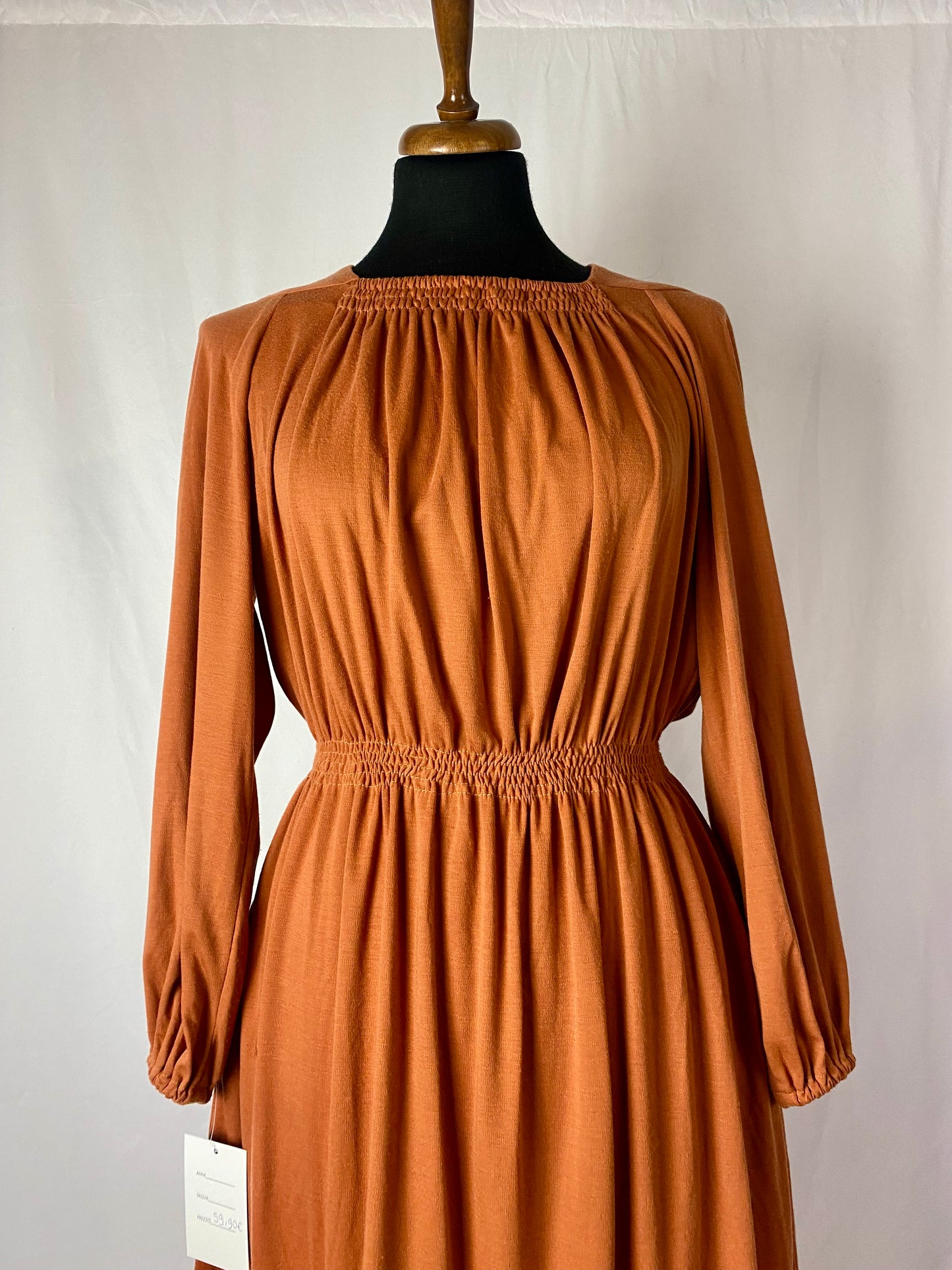 Abito anni ‘70 color ruggine - TG. 40/42