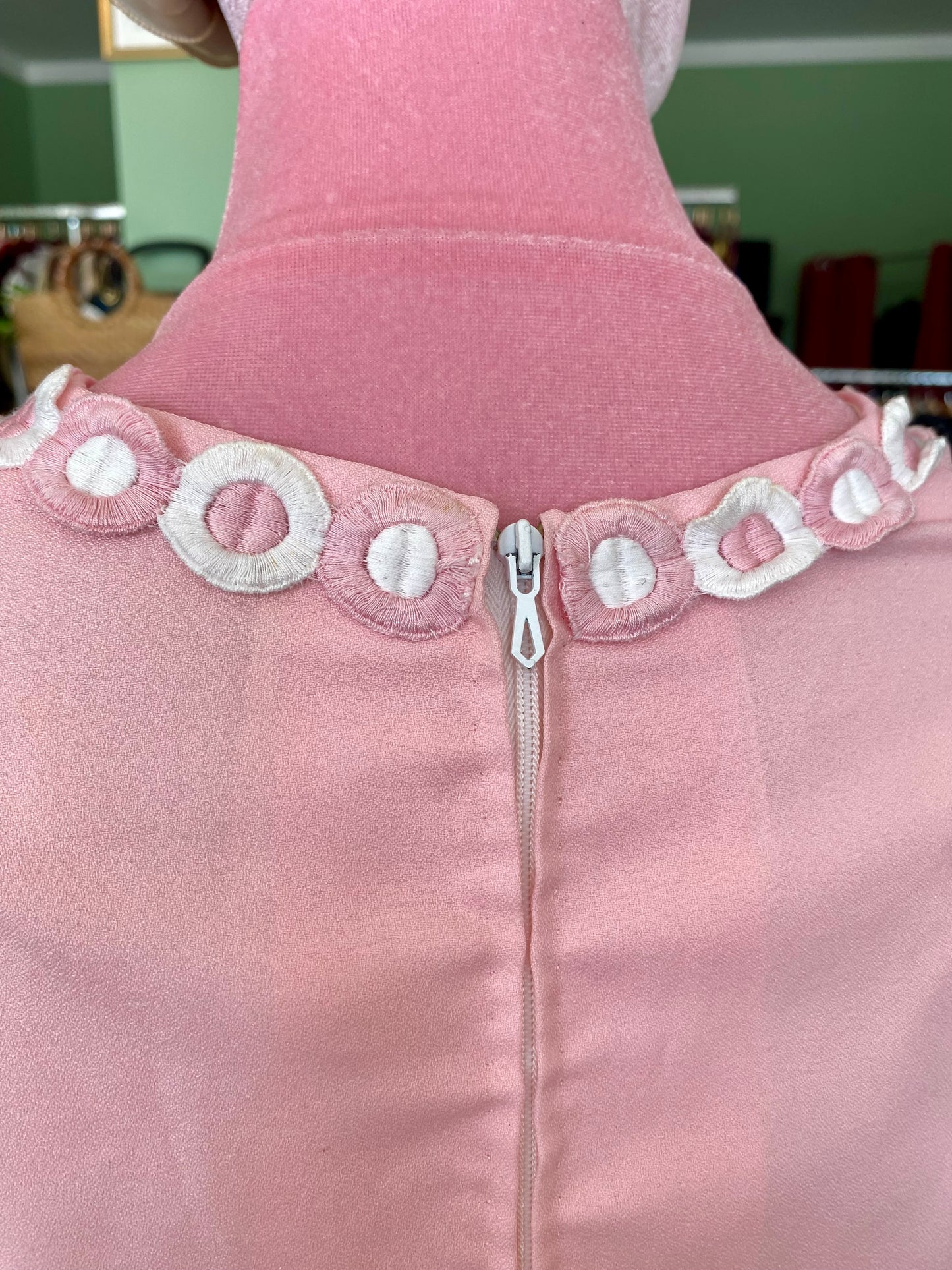 Maxi dress anni ‘70 rosa pastello - TG. 40