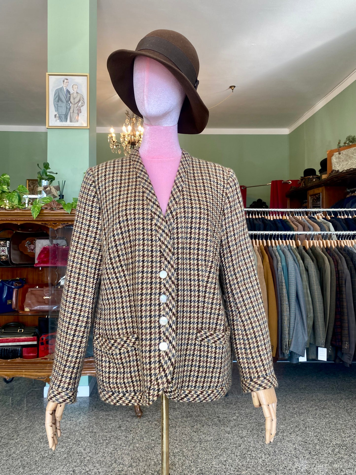 Giacca sartoriale in pied de poule - TG. 44/46
