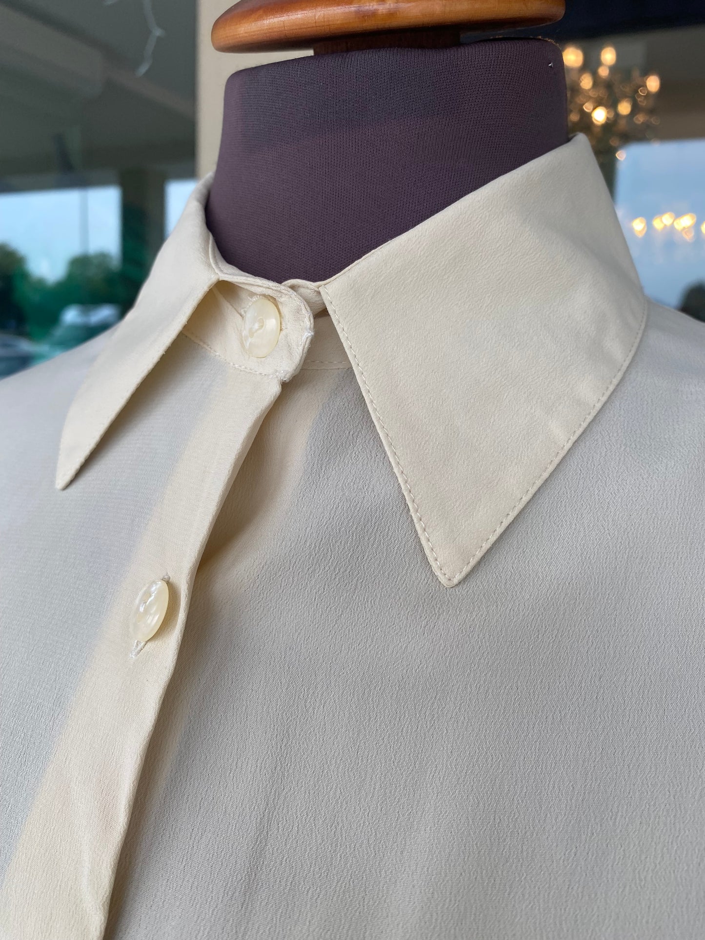Camicia in seta panna - TG. 38/40