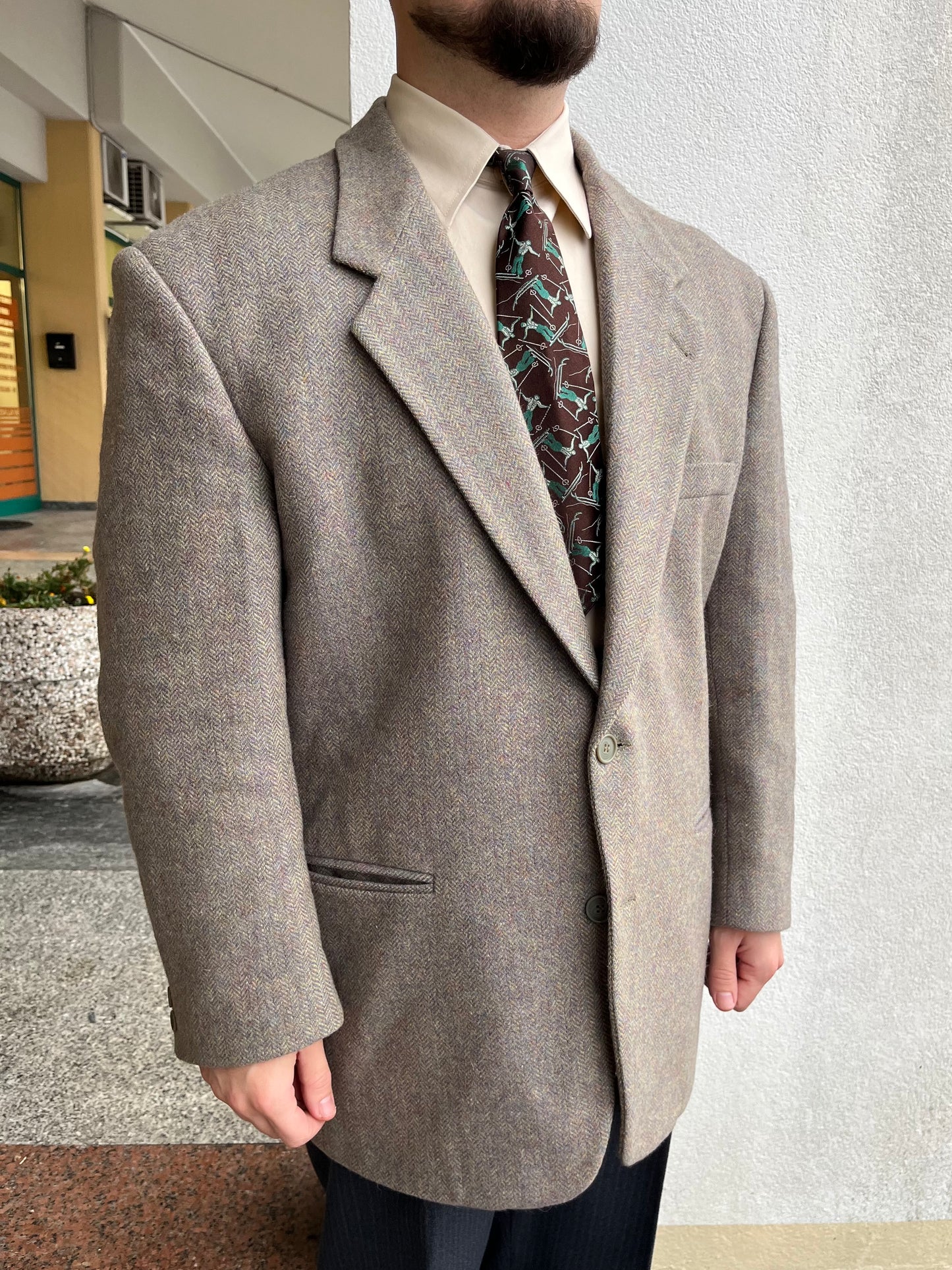 Giacca in tweed anni ‘80 tg. 54