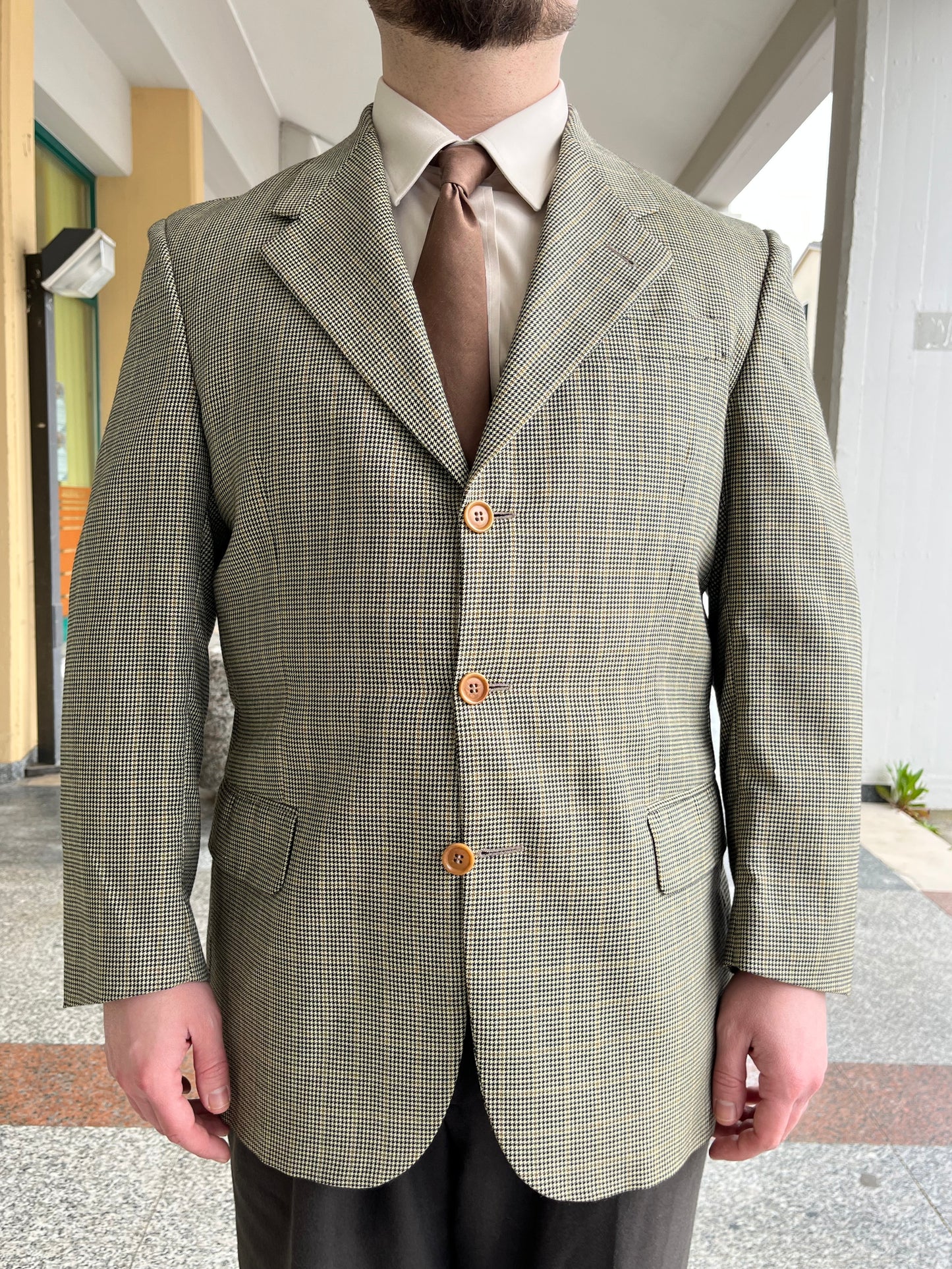 Giacca anni '80 in fresco di lana tg. 50-52