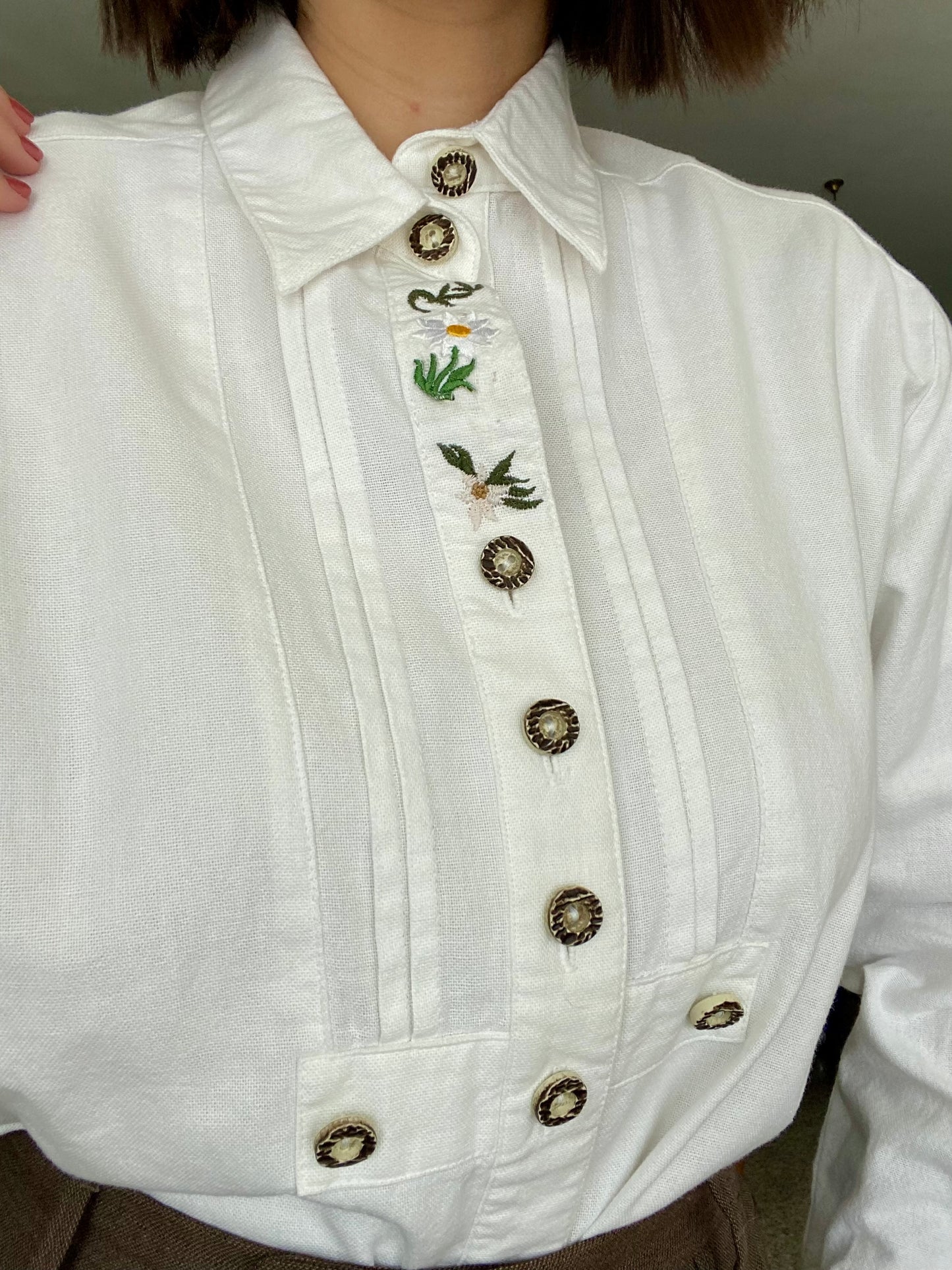 Camicia tirolese 100% cotone - TG. 42/44
