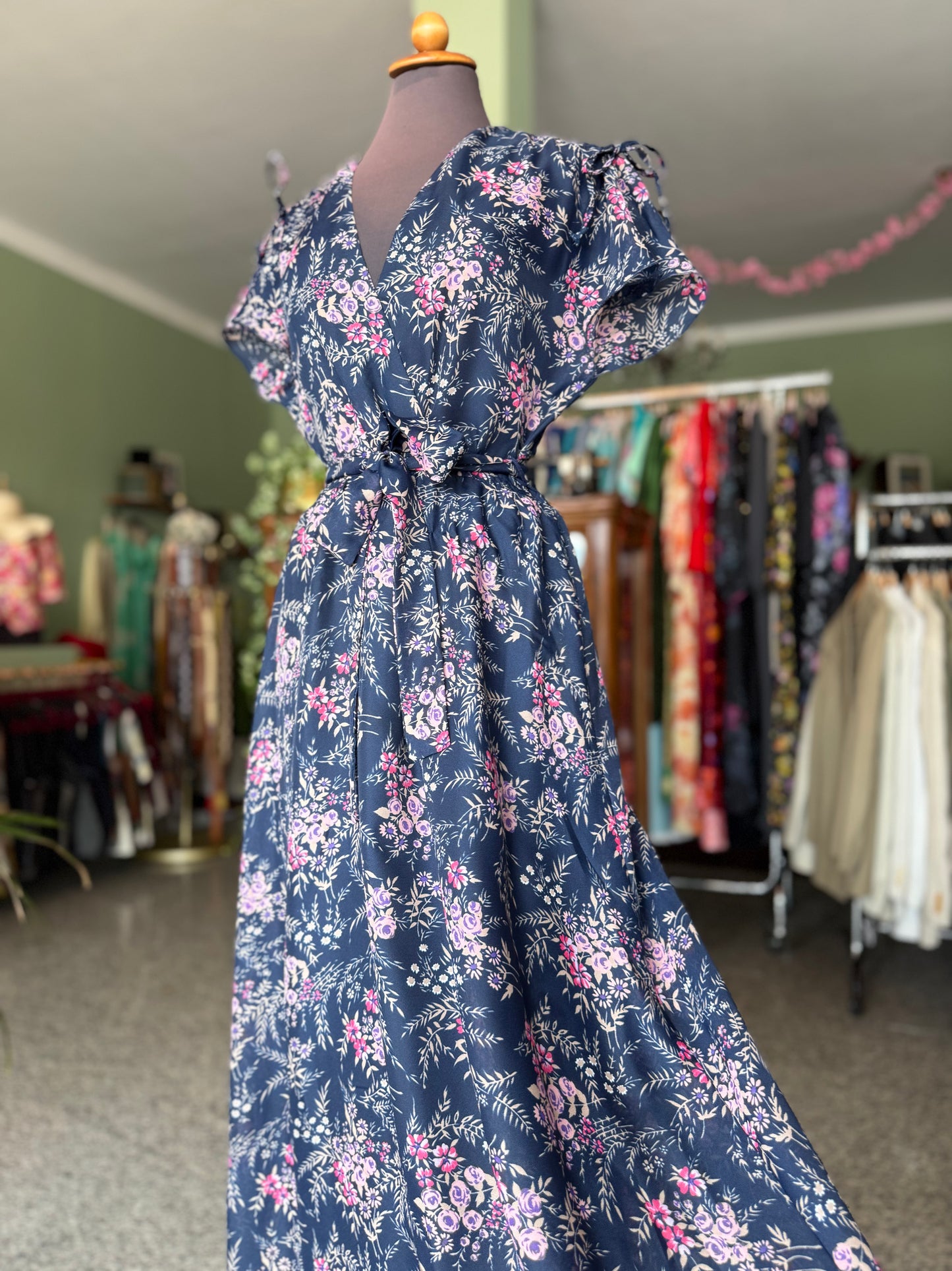 Maxi dress anni ‘70 floreale - TG. 42