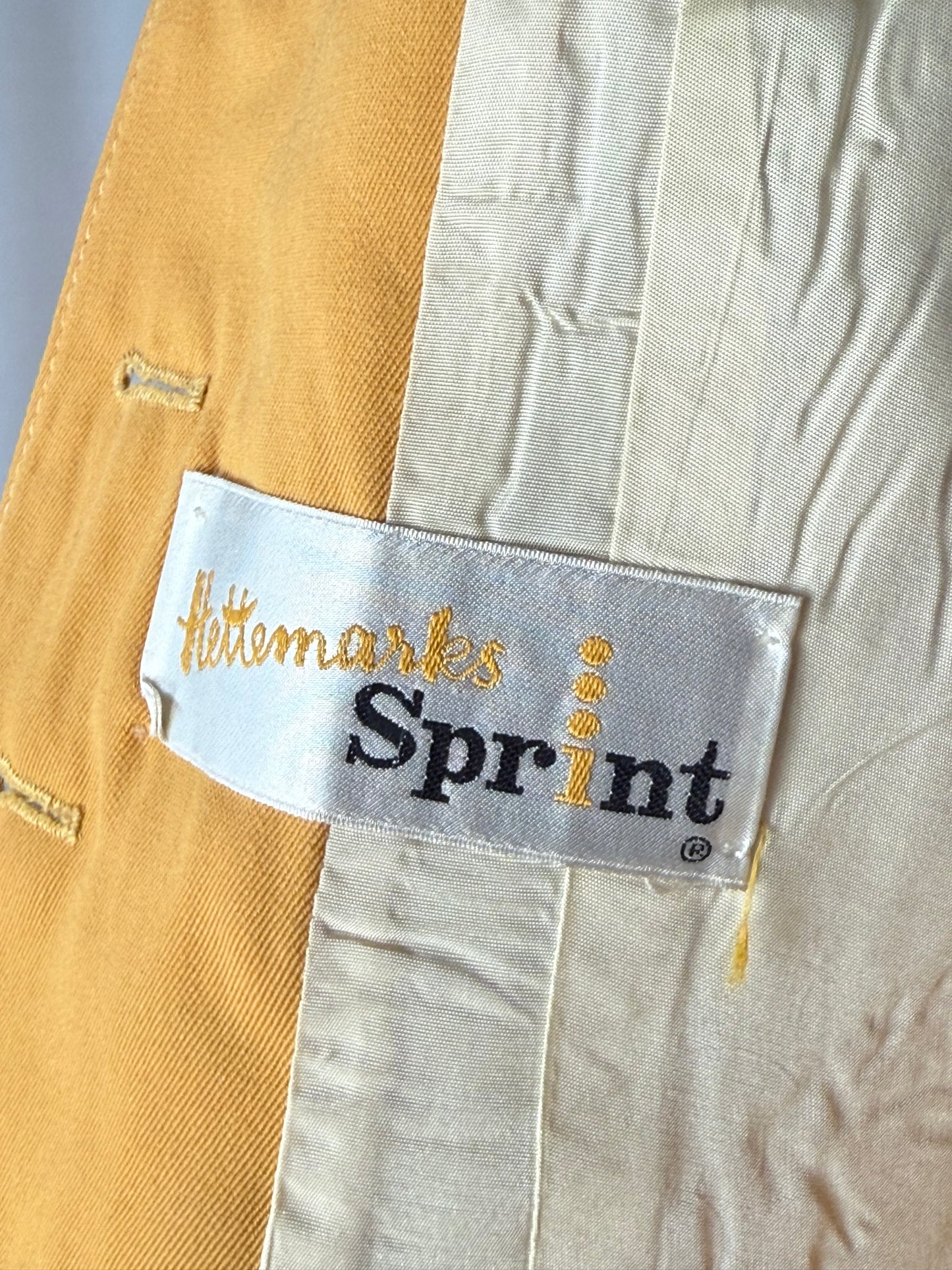 Tailleur anni ‘70 giallo ocra - TG. 40
