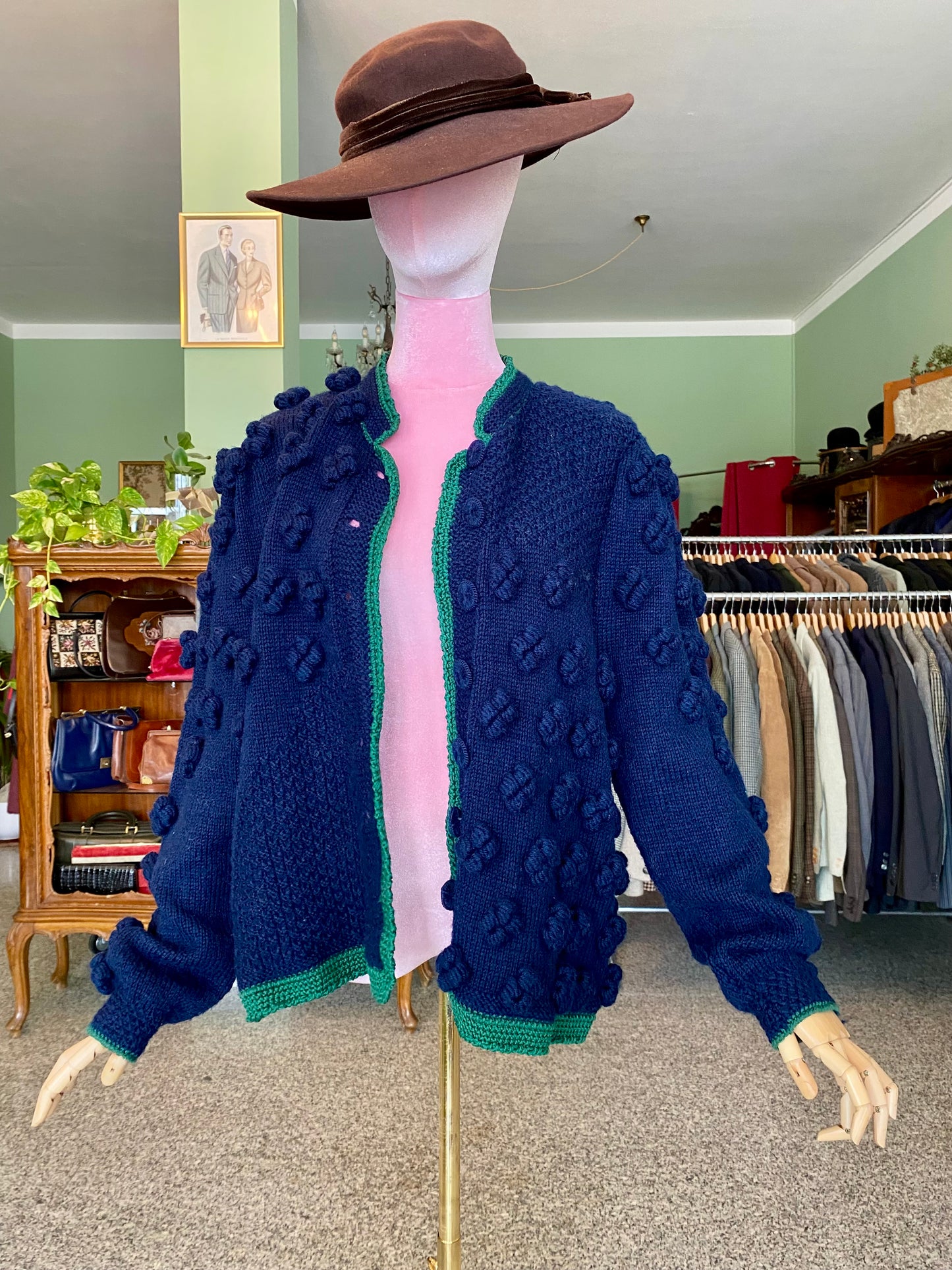 Cardigan tirolese lavorazione a “nodi” - TG. 48/50