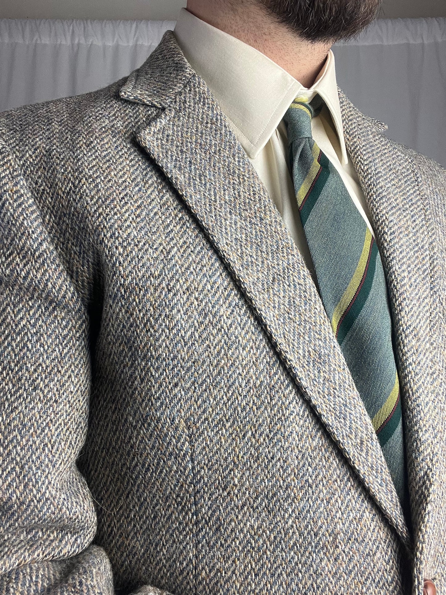 Giacca anni '80 Harris Tweed tg. 48-50