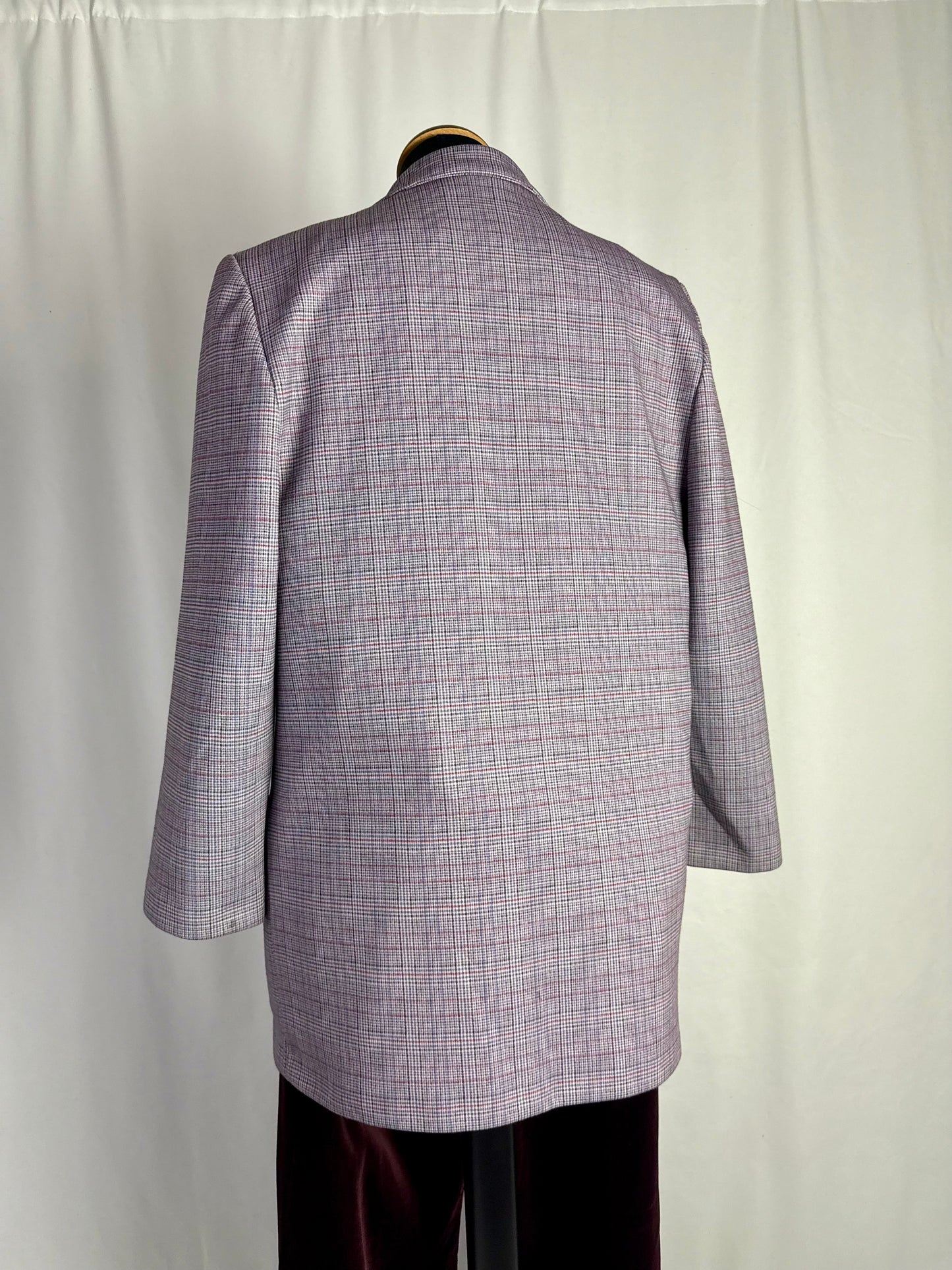 Blazer sartoriale a quadri anni ’70 - TG. 40
