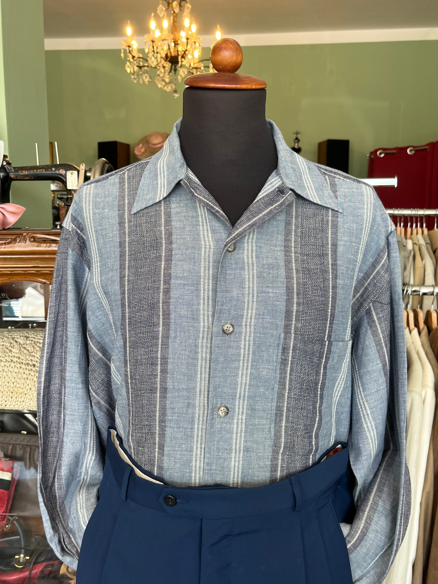 Camicia lino-cotone tg. M-L