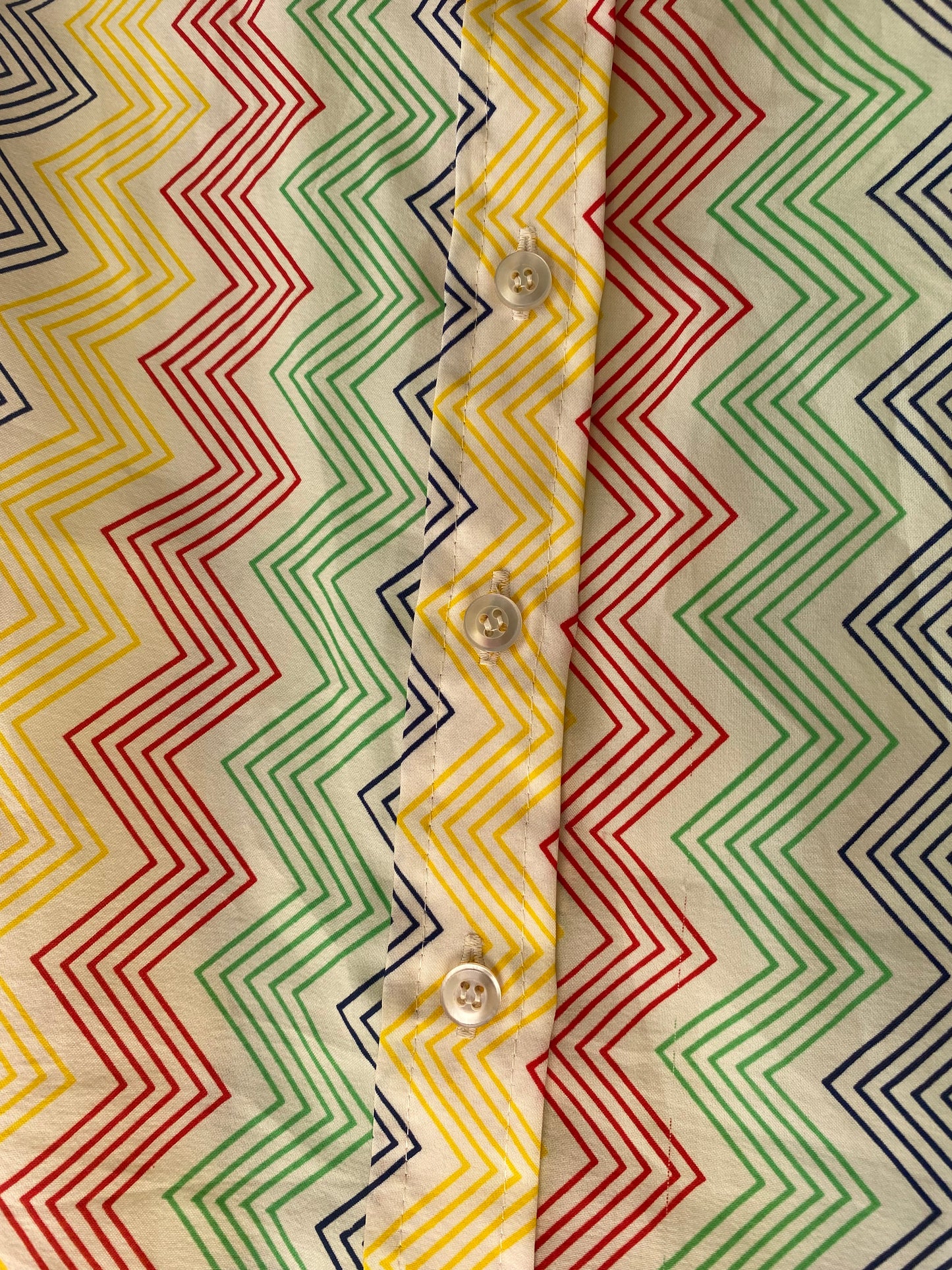 Camicia anni ‘70 zig zag- TG. 42/44