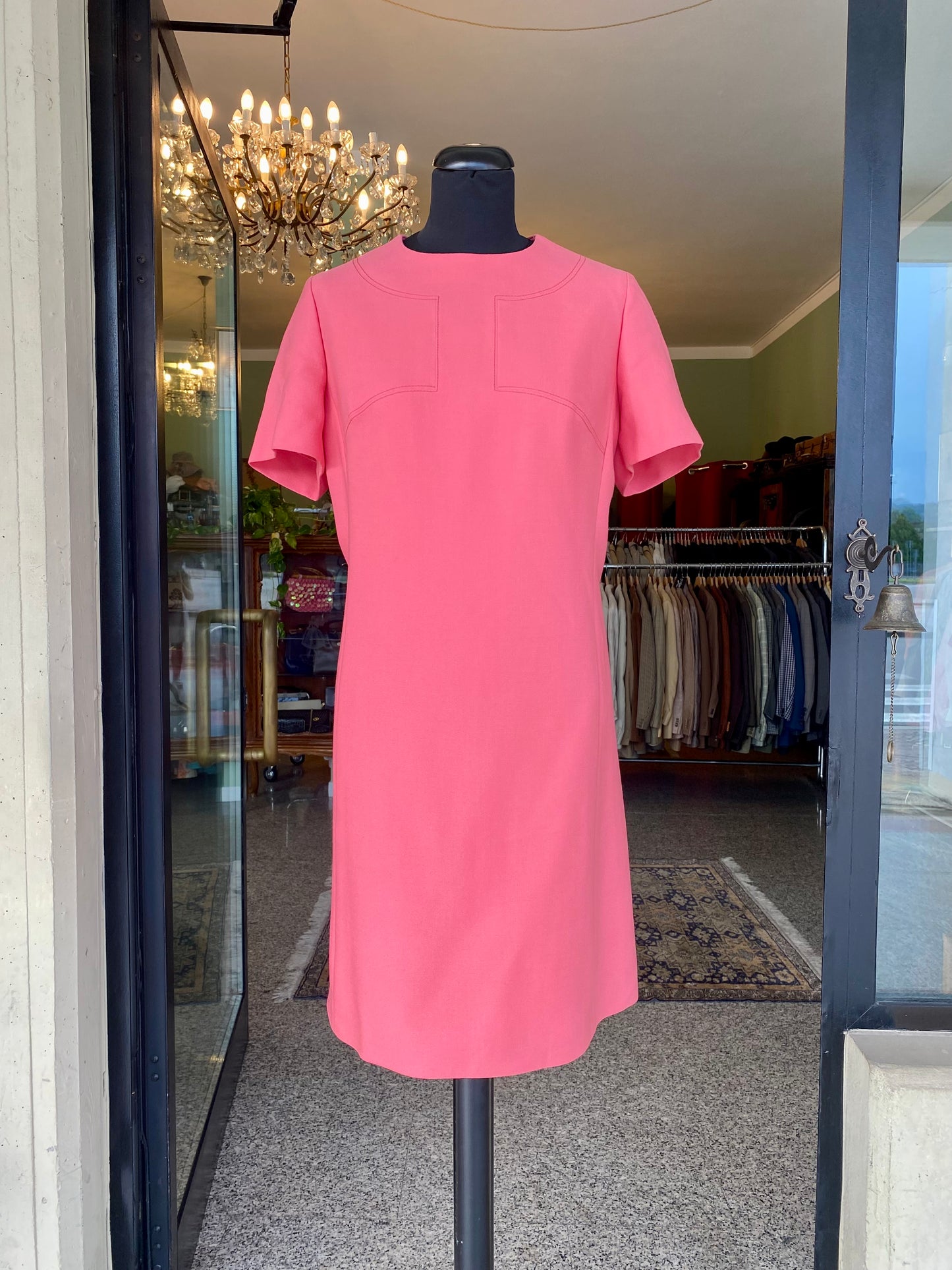 Abito anni ‘60 rosa - TG. 48 circa, guardare le misure in cm