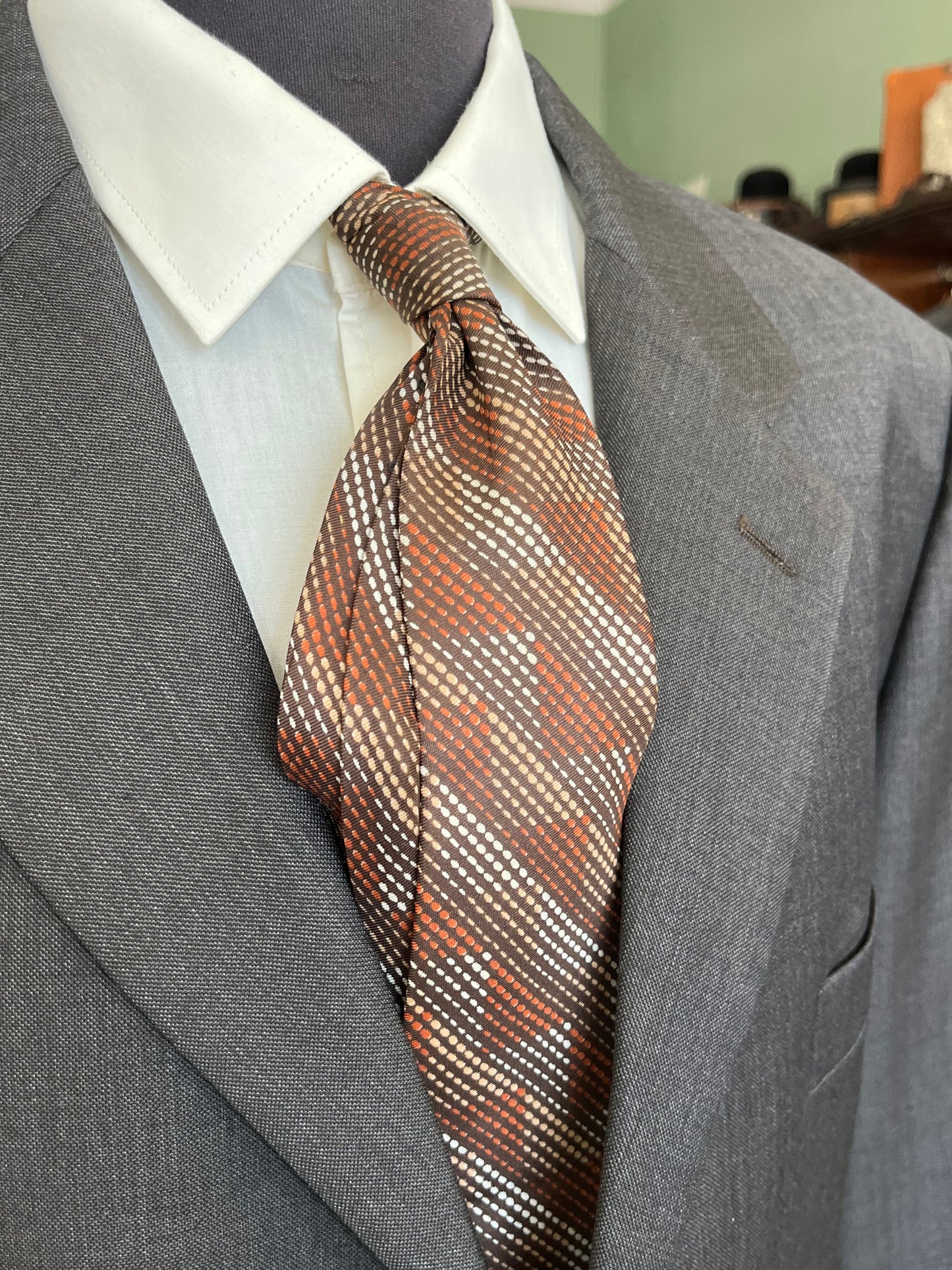 Cravatta anni ‘80 geometrica