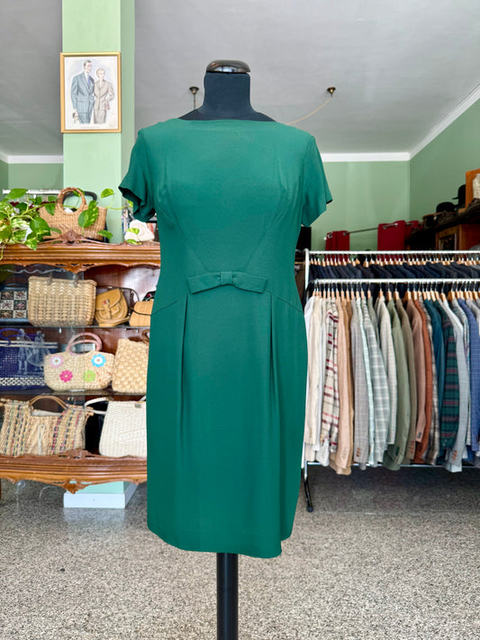 Abito sartoriale anni ‘60 verde bosco - TG. 38