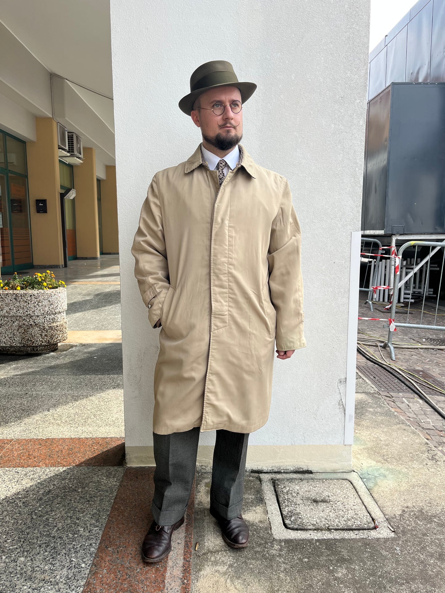 Trench anni ‘80 double face