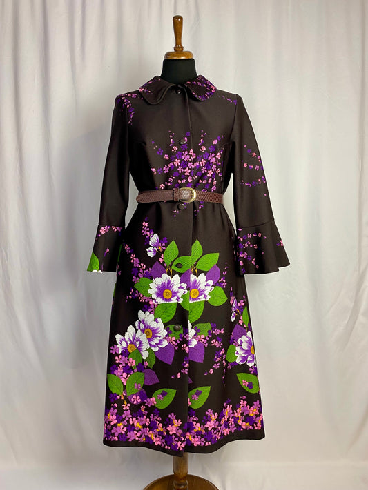 Abito anni ‘70 stampa floreale - TG. 42