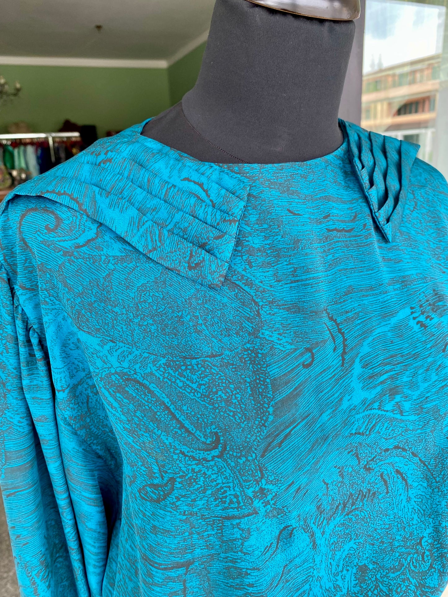 Abito sartoriale anni ’80 in pura seta - TG. 42/44