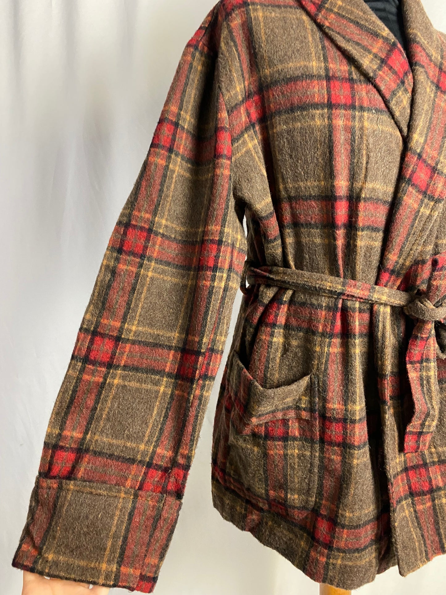 Giacca da camera tartan S-M